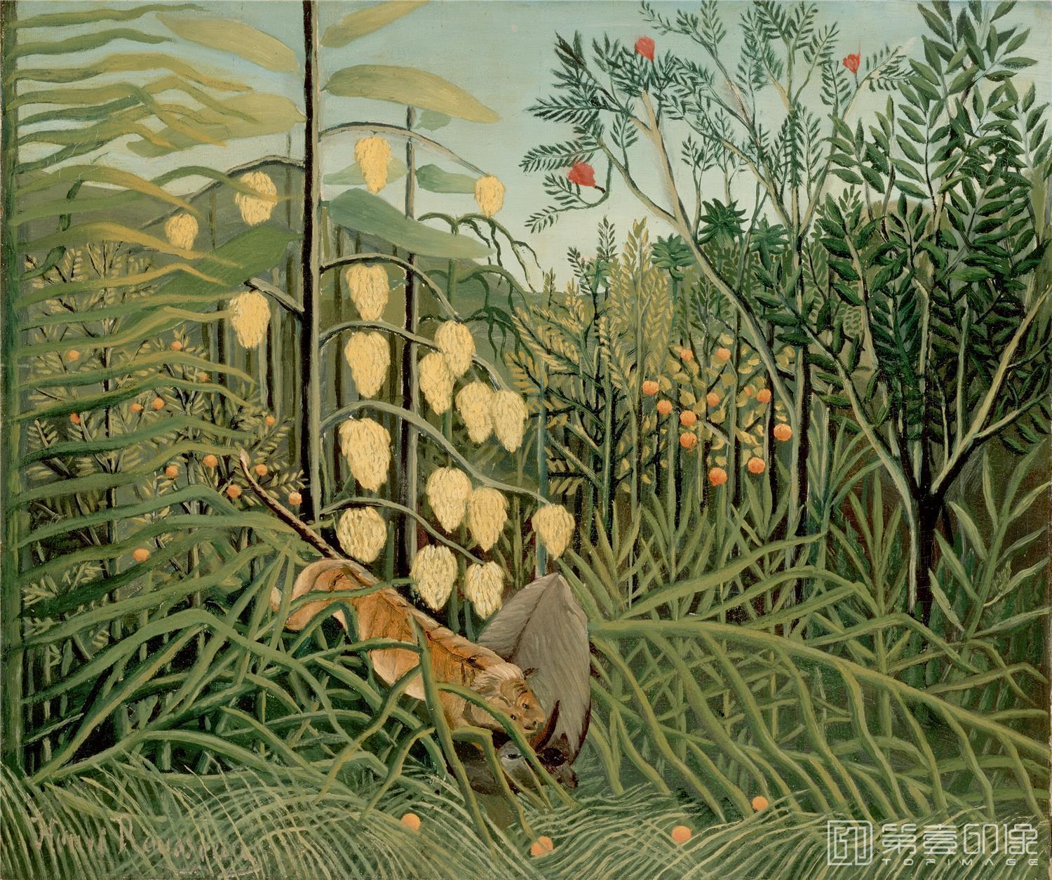 油画-亨利·朱利安·费利克斯·卢梭 Henri Julien Félix Rousseau作品集-15
