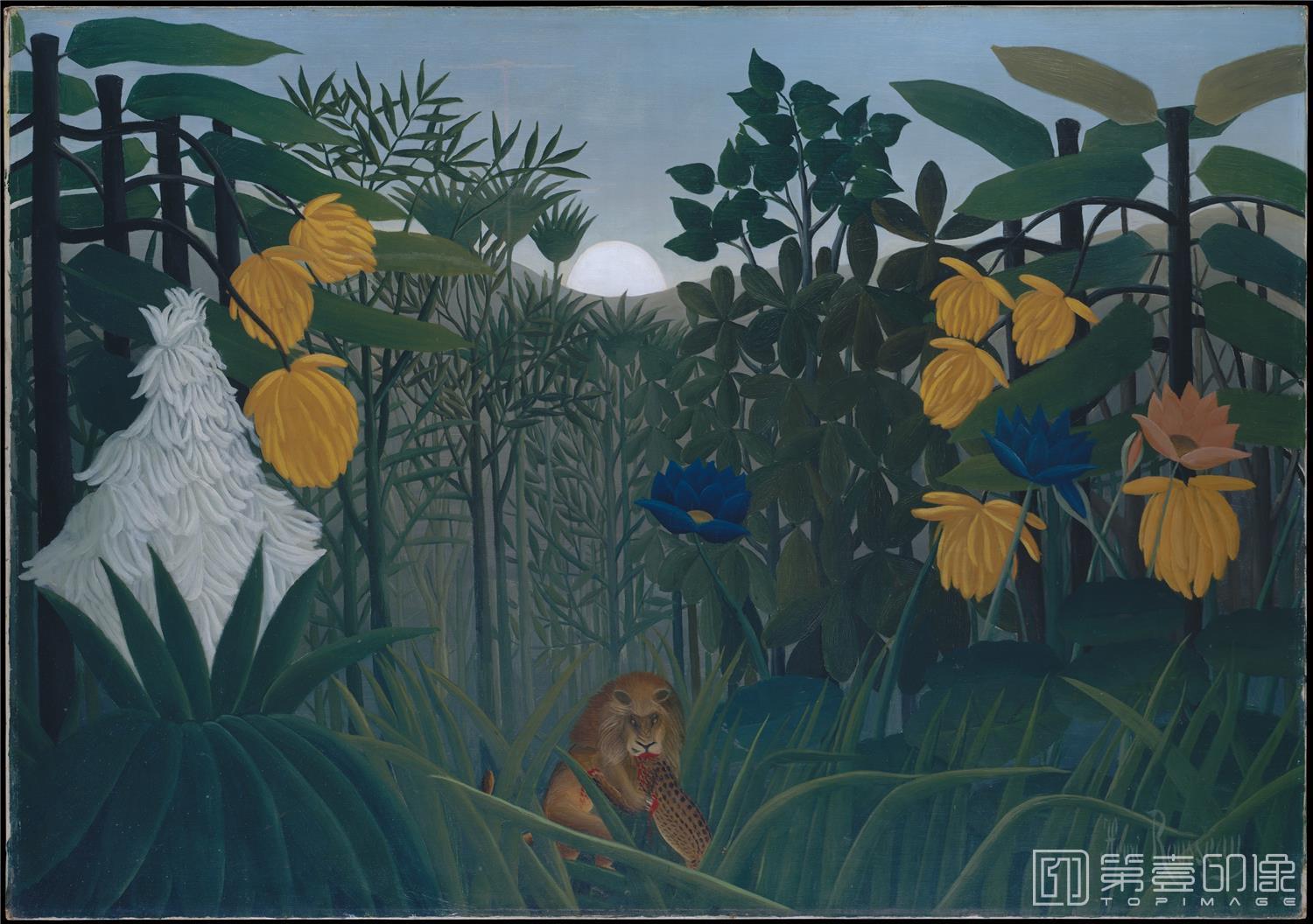 油画-亨利·朱利安·费利克斯·卢梭 Henri Julien Félix Rousseau作品集-21