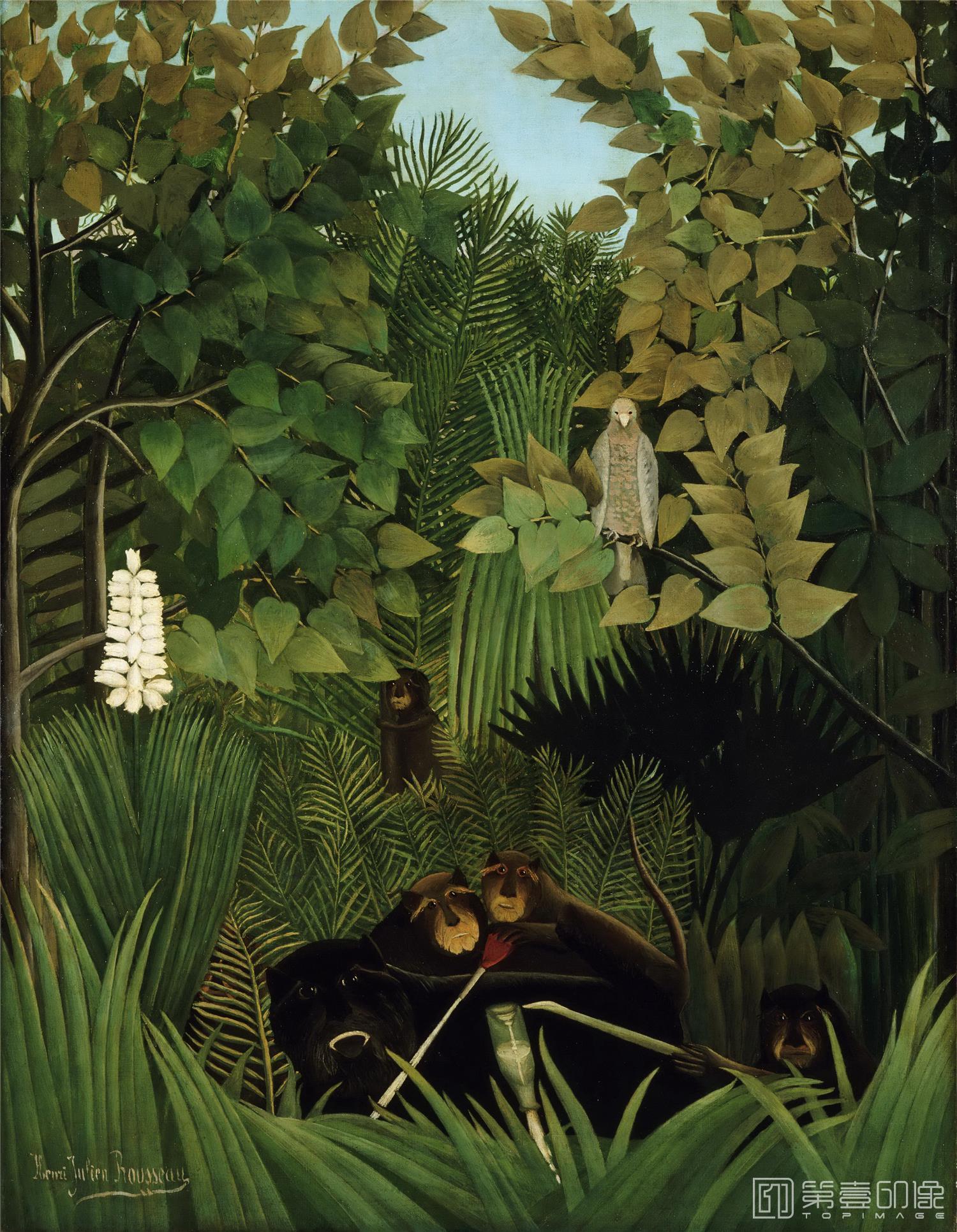 油画-亨利·朱利安·费利克斯·卢梭 Henri Julien Félix Rousseau作品集-22
