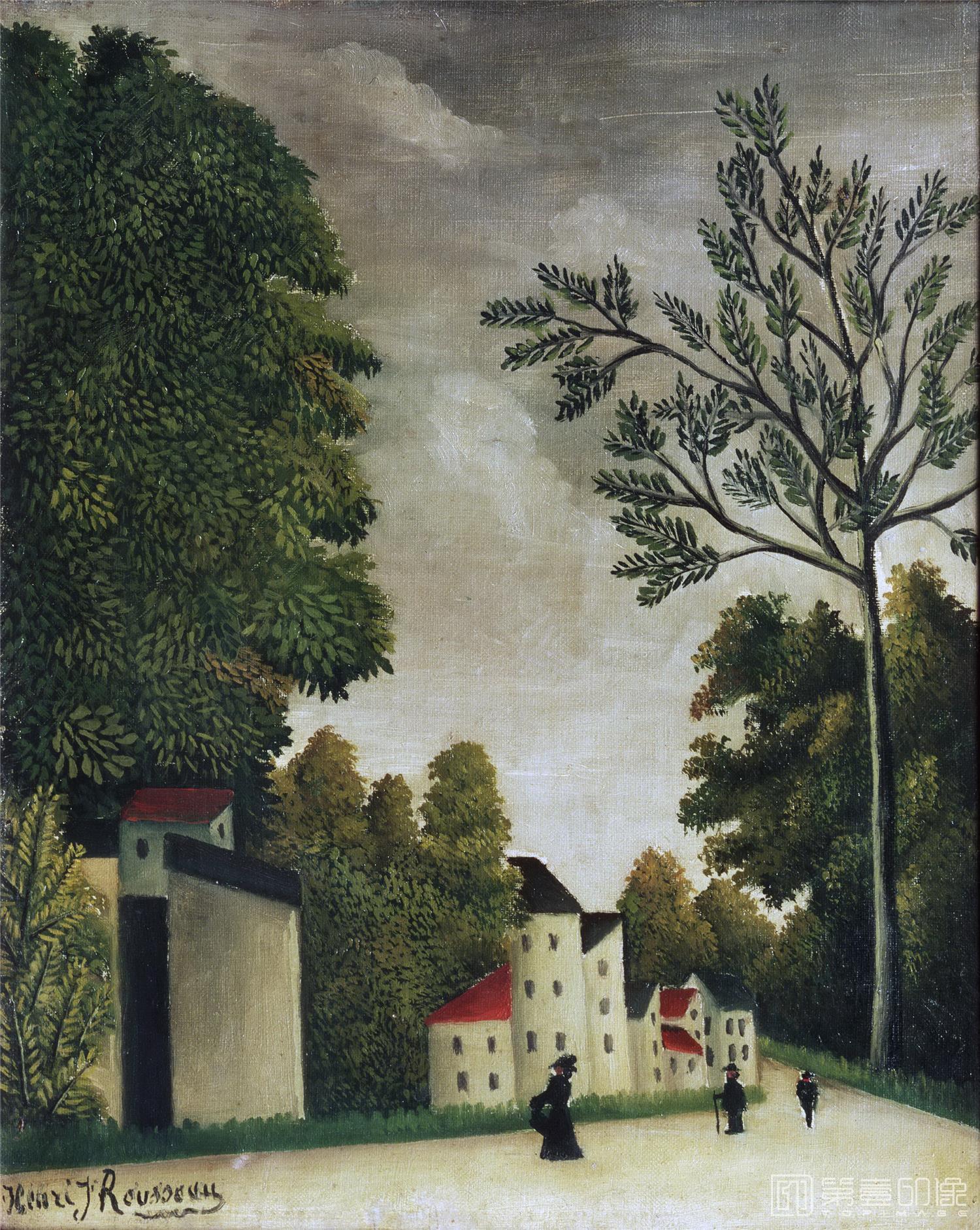 油画-亨利·朱利安·费利克斯·卢梭 Henri Julien Félix Rousseau作品集-24