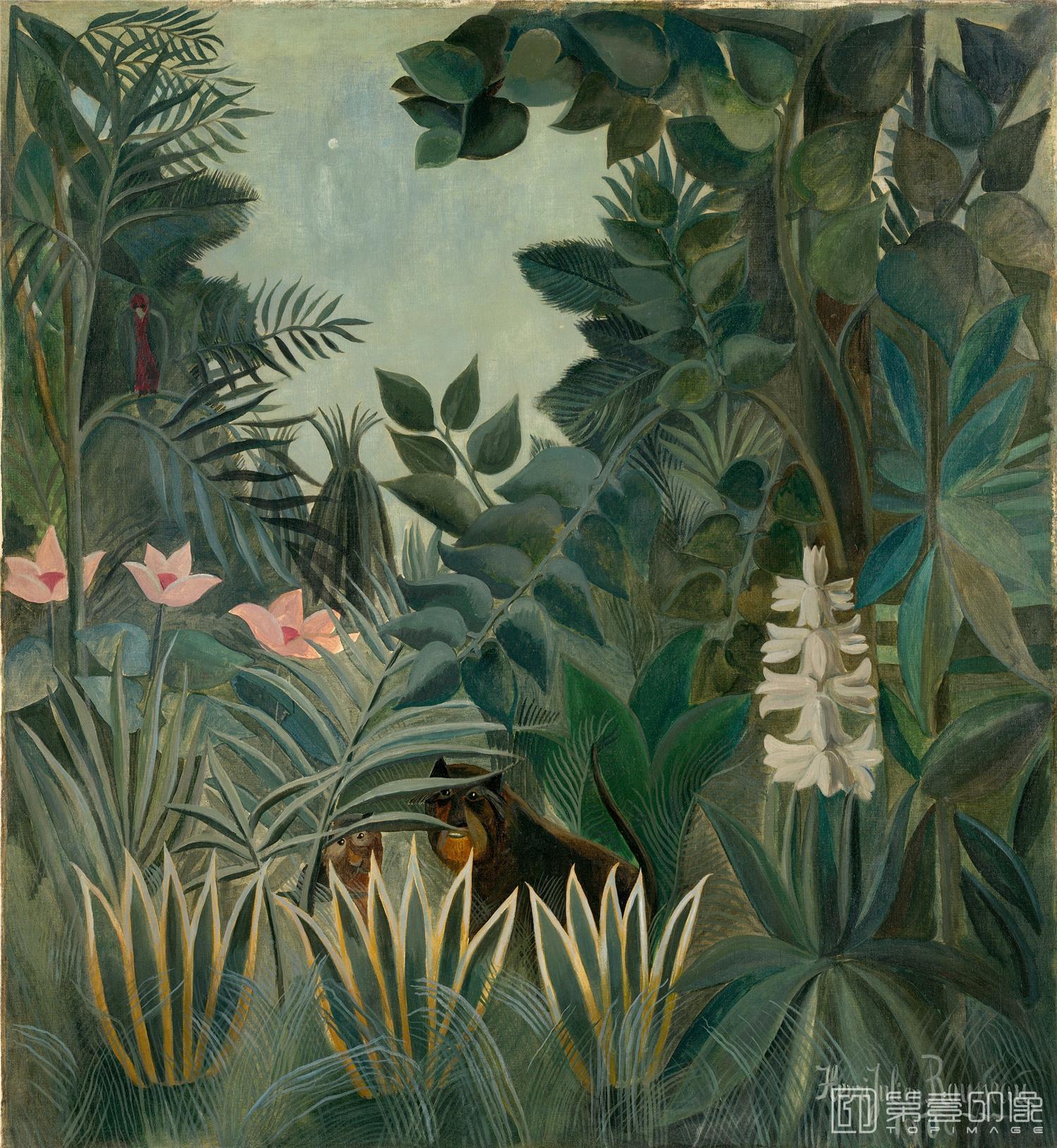 油画-亨利·朱利安·费利克斯·卢梭 Henri Julien Félix Rousseau作品集-33