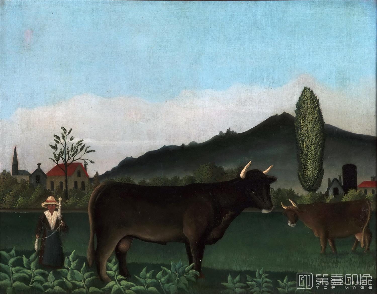 油画-亨利·朱利安·费利克斯·卢梭 Henri Julien Félix Rousseau作品集-35