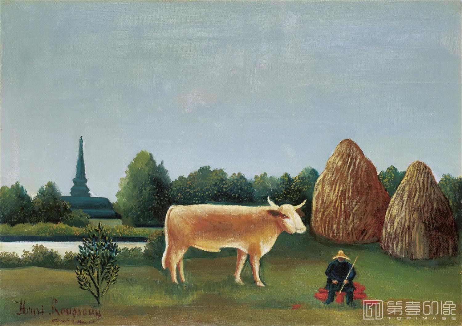 油画-亨利·朱利安·费利克斯·卢梭 Henri Julien Félix Rousseau作品集-38