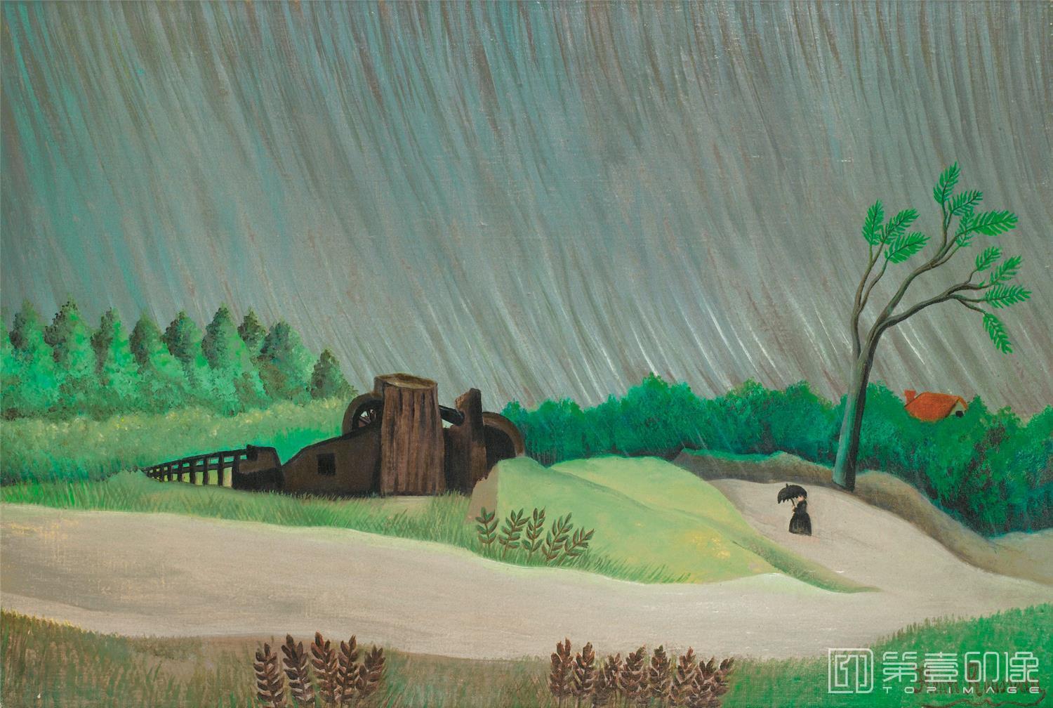 油画-亨利·朱利安·费利克斯·卢梭 Henri Julien Félix Rousseau作品集-42