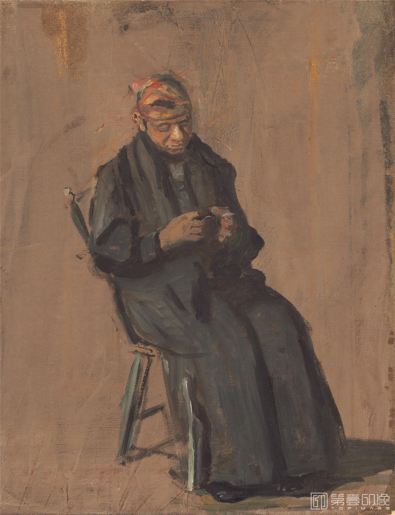 油画-托马斯·埃金斯 Thomas Eakins作品集-055