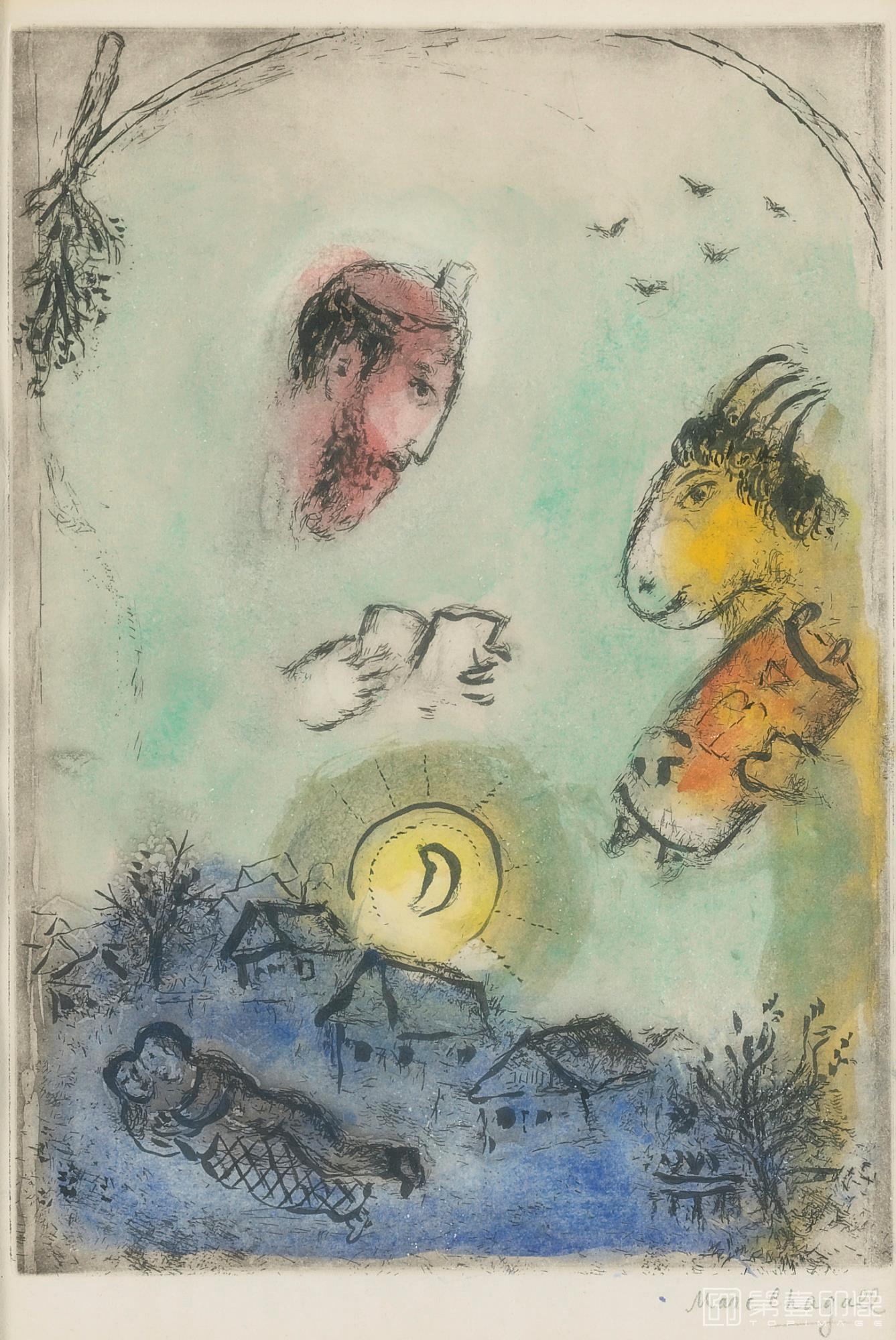 水彩画-马克·夏加尔 Марк шагал作品集-134