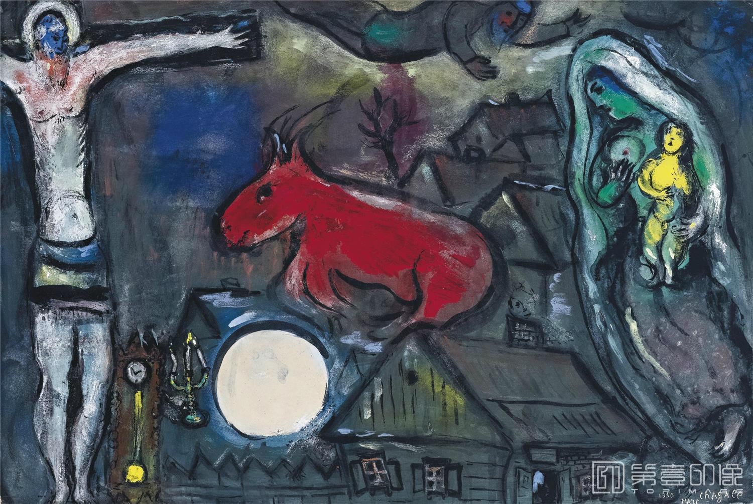 水彩画-马克·夏加尔 Марк шагал作品集-273