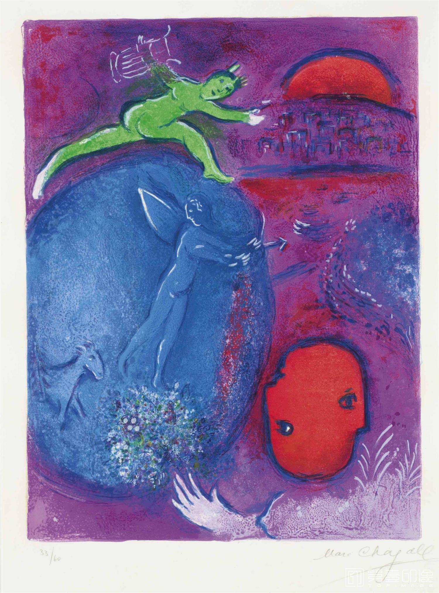 水彩画-马克·夏加尔 Марк шагал作品集-423