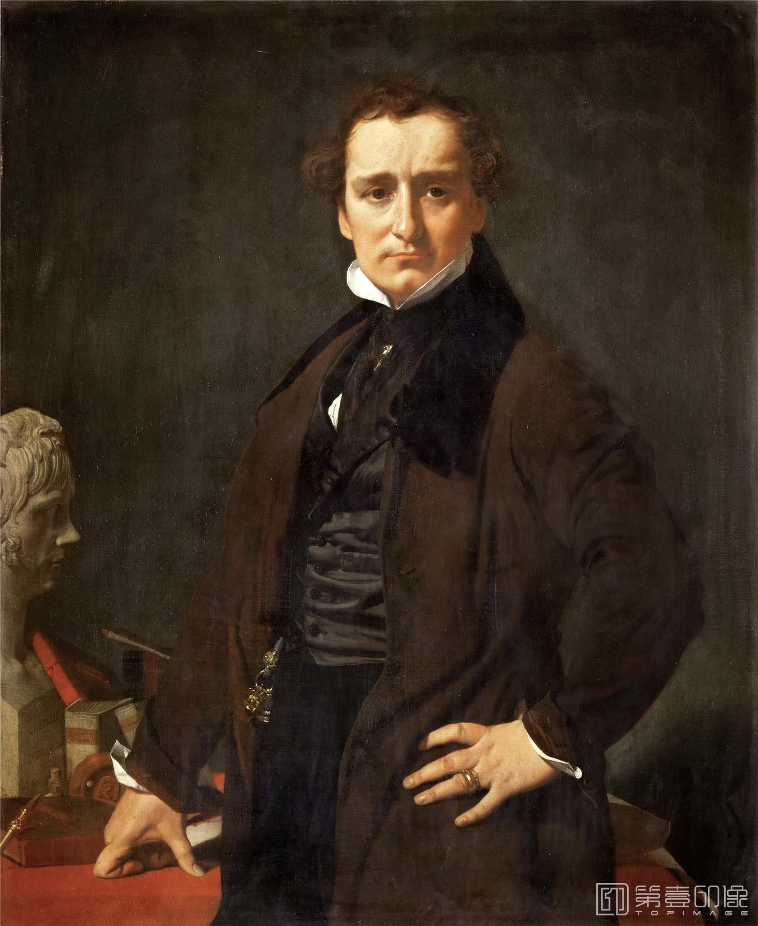 油画-让·奥古斯特·多米尼克·安格尔 Jean Auguste Dominique Ingres作品集-052