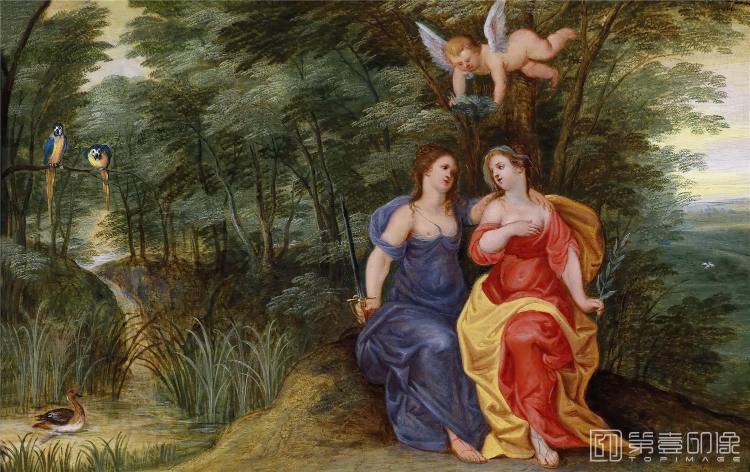 油画-小彼得·勃鲁盖尔 Bruegel, Pieter il Giovane作品集-030
