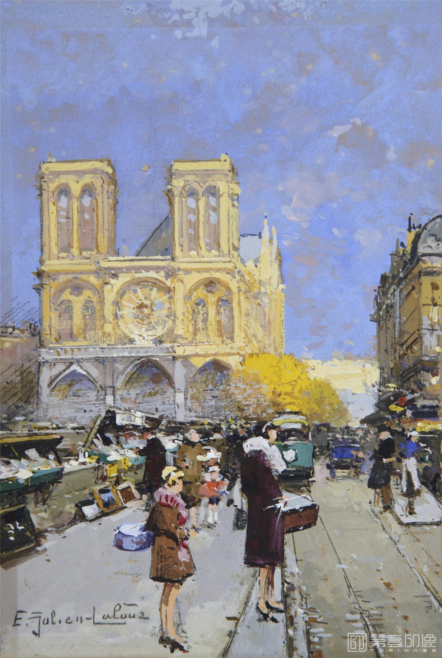油画-尤金加林拉洛 Eugene Galien Laloue作品集-11