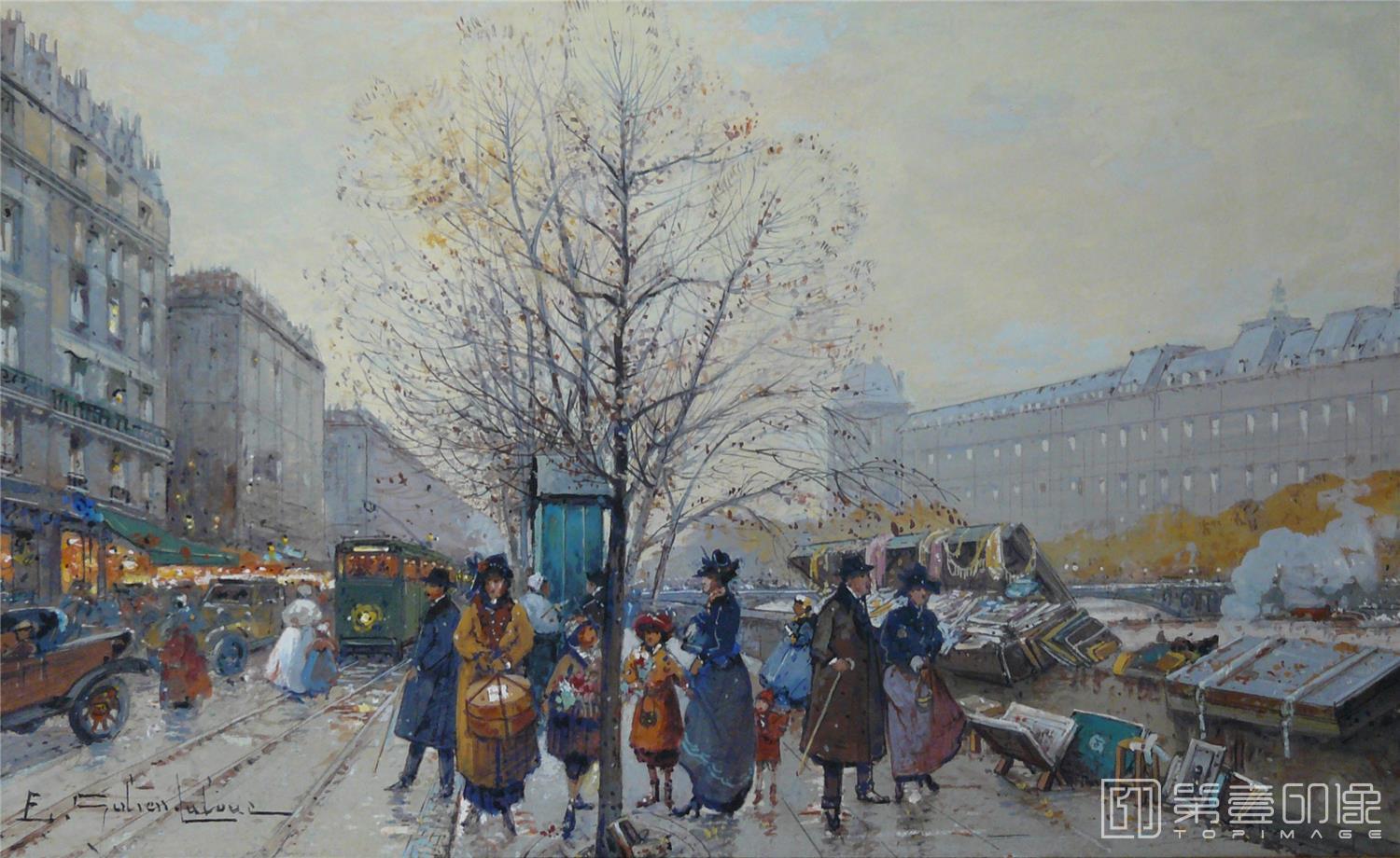 油画-尤金加林拉洛 Eugene Galien Laloue作品集-58
