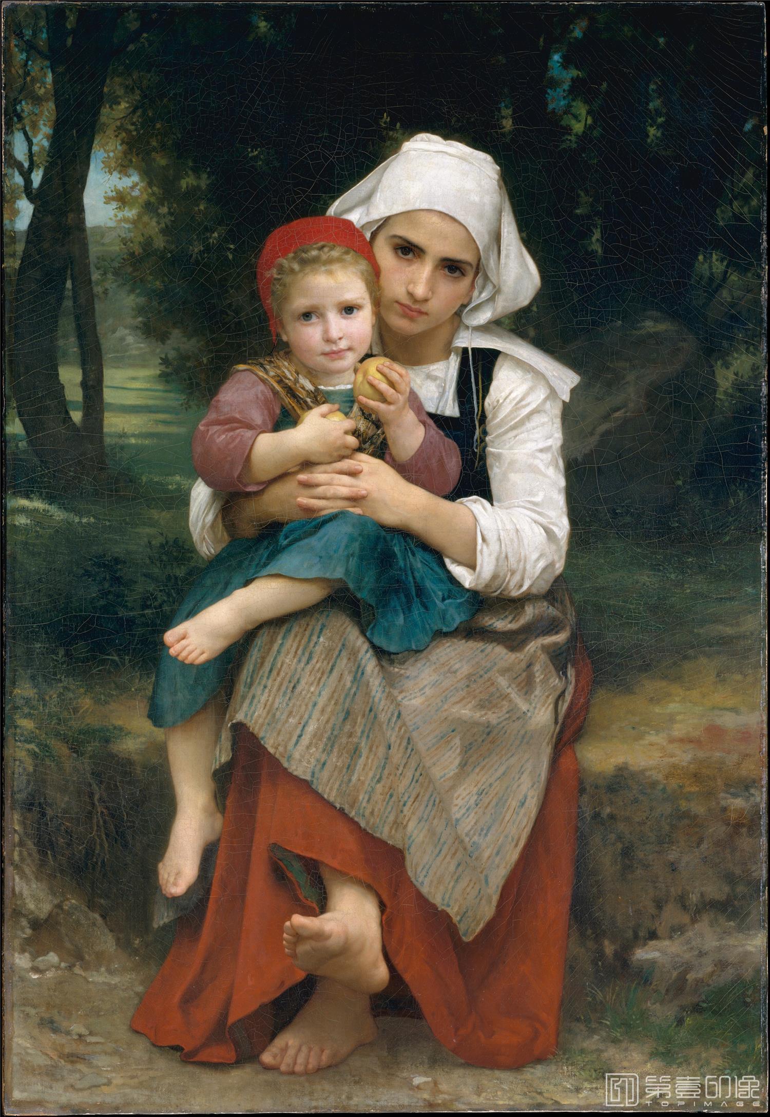 油画-威廉·阿道夫·布格罗 William-Adolphe Bouguereau作品集-010
