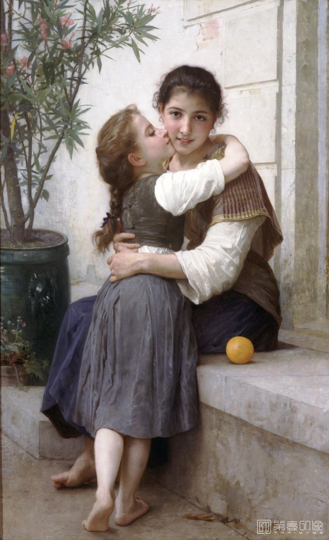 油画-威廉·阿道夫·布格罗 William-Adolphe Bouguereau作品集-075