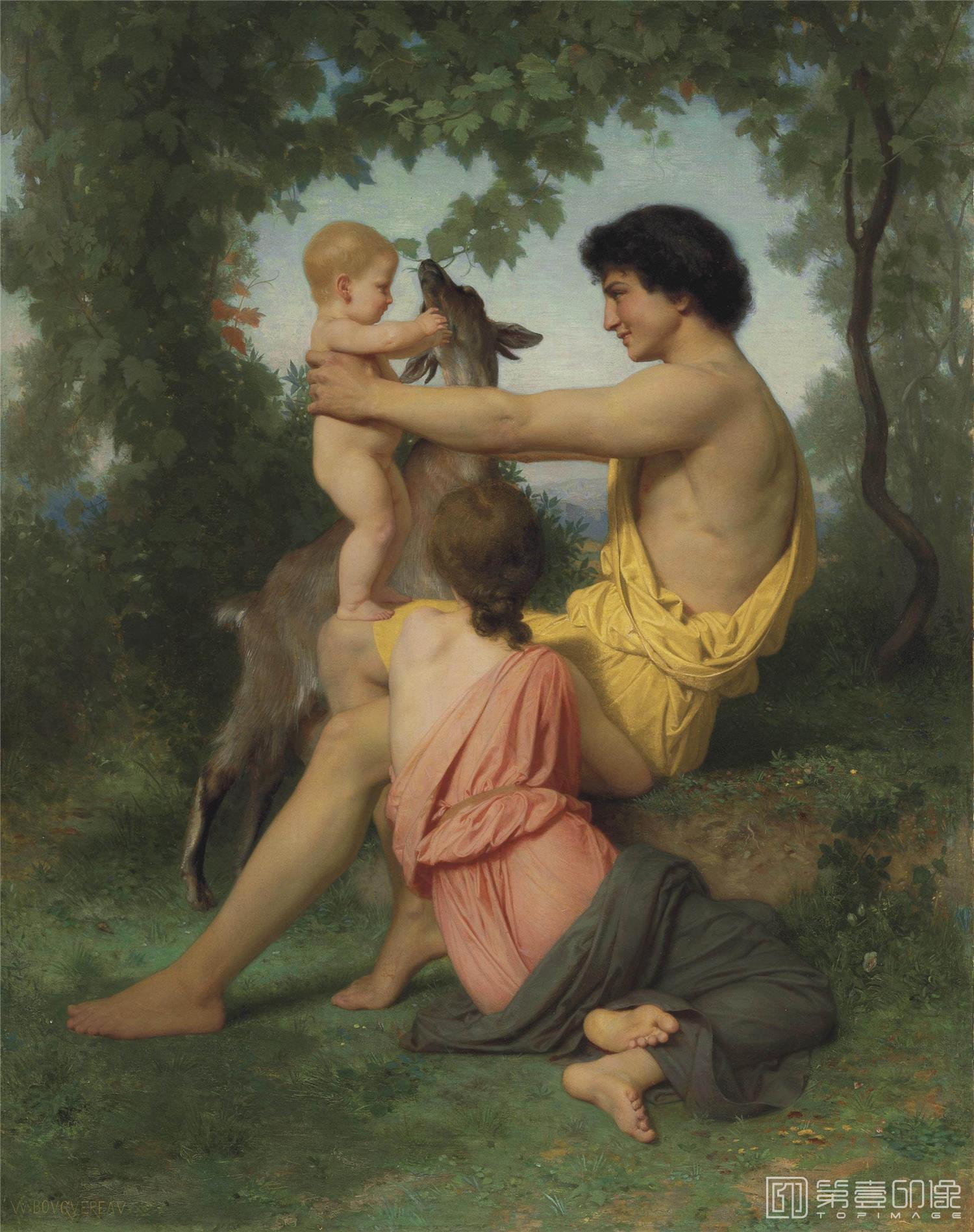 油画-威廉·阿道夫·布格罗 William-Adolphe Bouguereau作品集-084