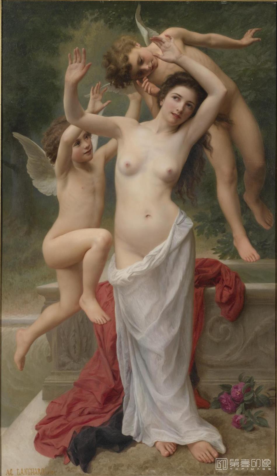 油画-威廉·阿道夫·布格罗 William-Adolphe Bouguereau作品集-093