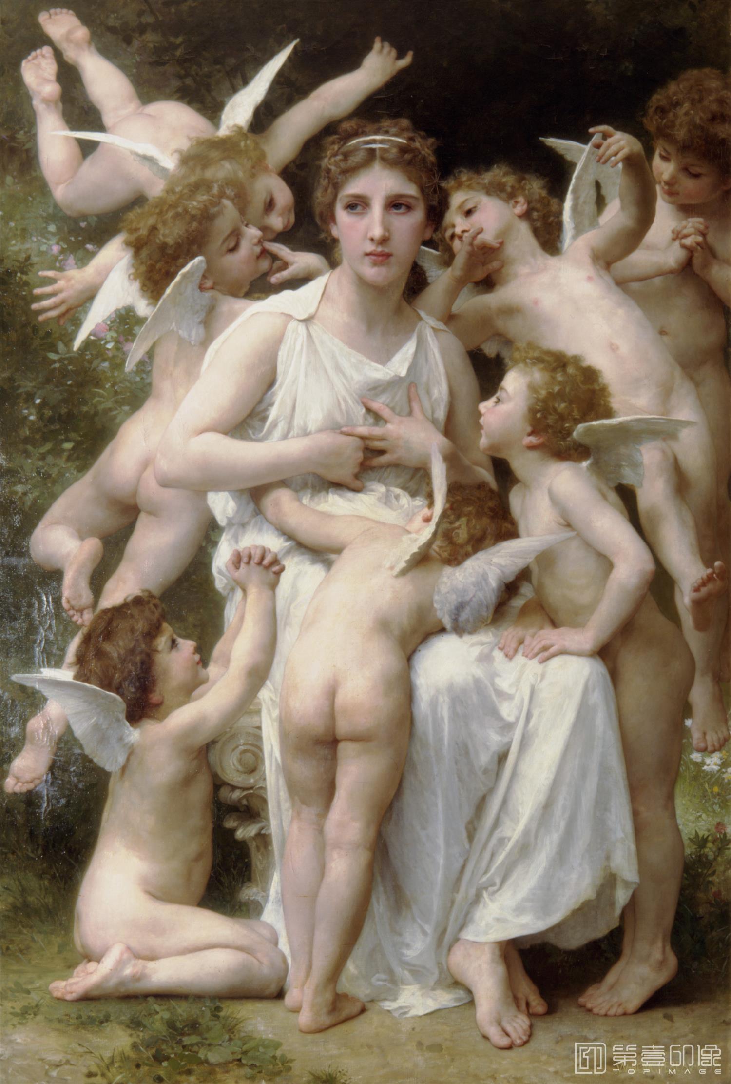 油画-威廉·阿道夫·布格罗 William-Adolphe Bouguereau作品集-097