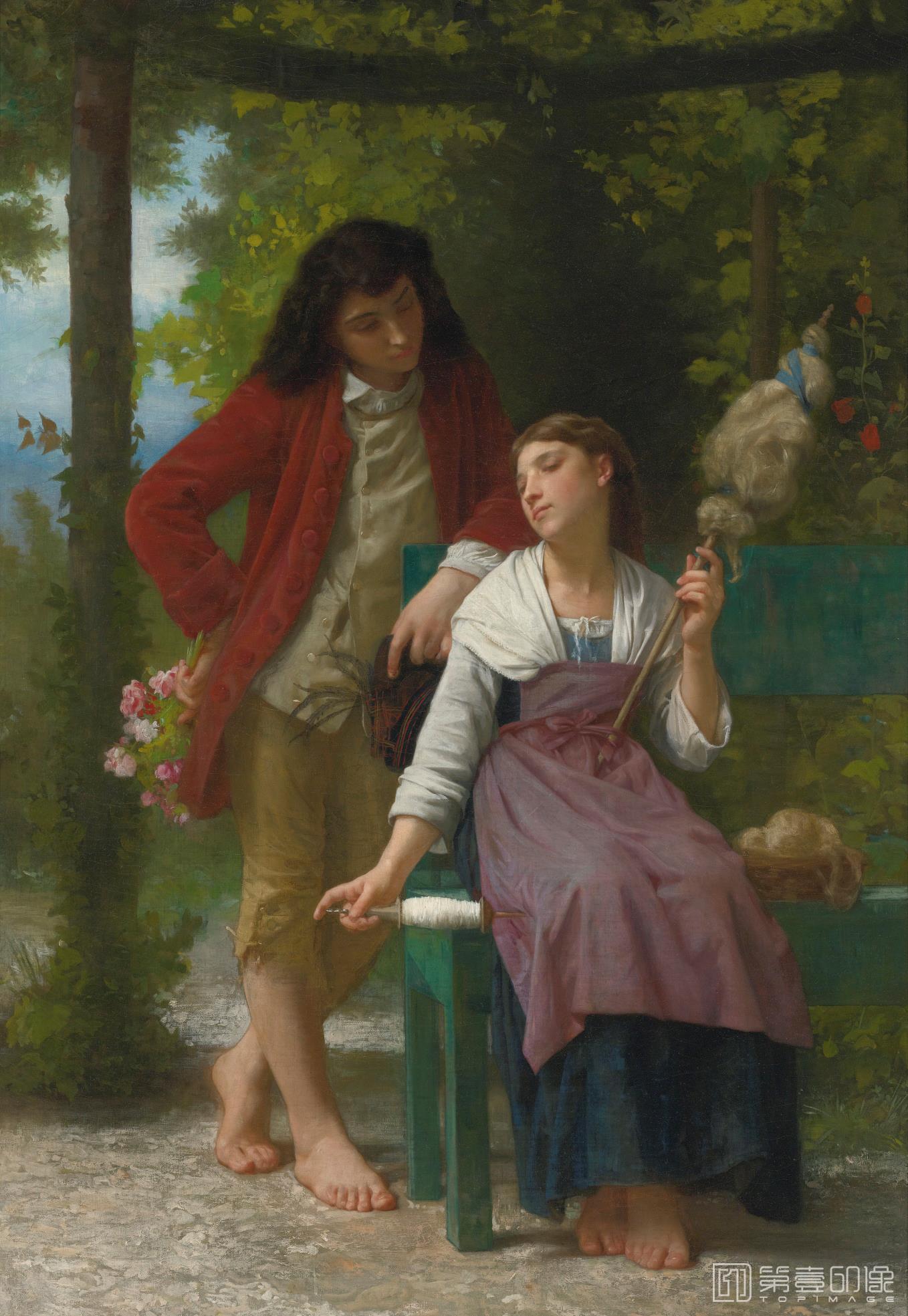 油画-威廉·阿道夫·布格罗 William-Adolphe Bouguereau作品集-111