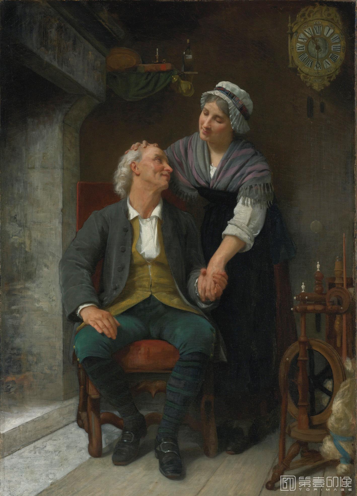 油画-威廉·阿道夫·布格罗 William-Adolphe Bouguereau作品集-112