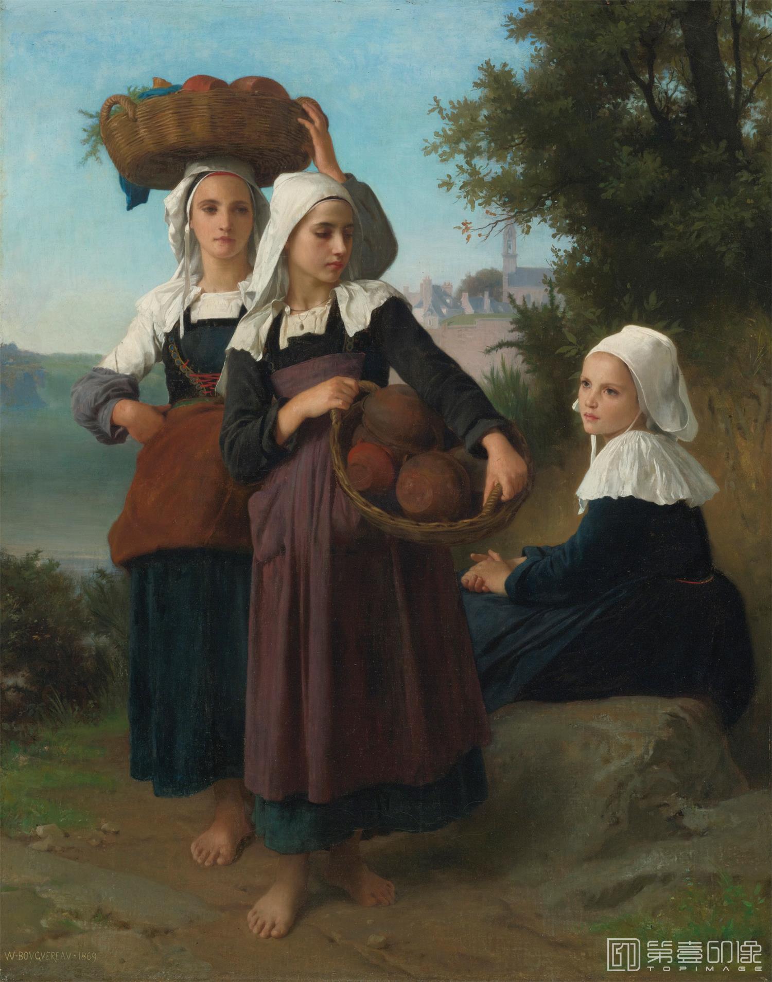油画-威廉·阿道夫·布格罗 William-Adolphe Bouguereau作品集-114