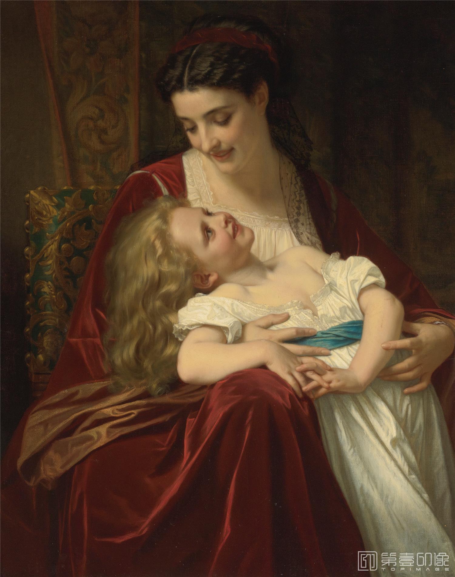 油画-威廉·阿道夫·布格罗 William-Adolphe Bouguereau作品集-115
