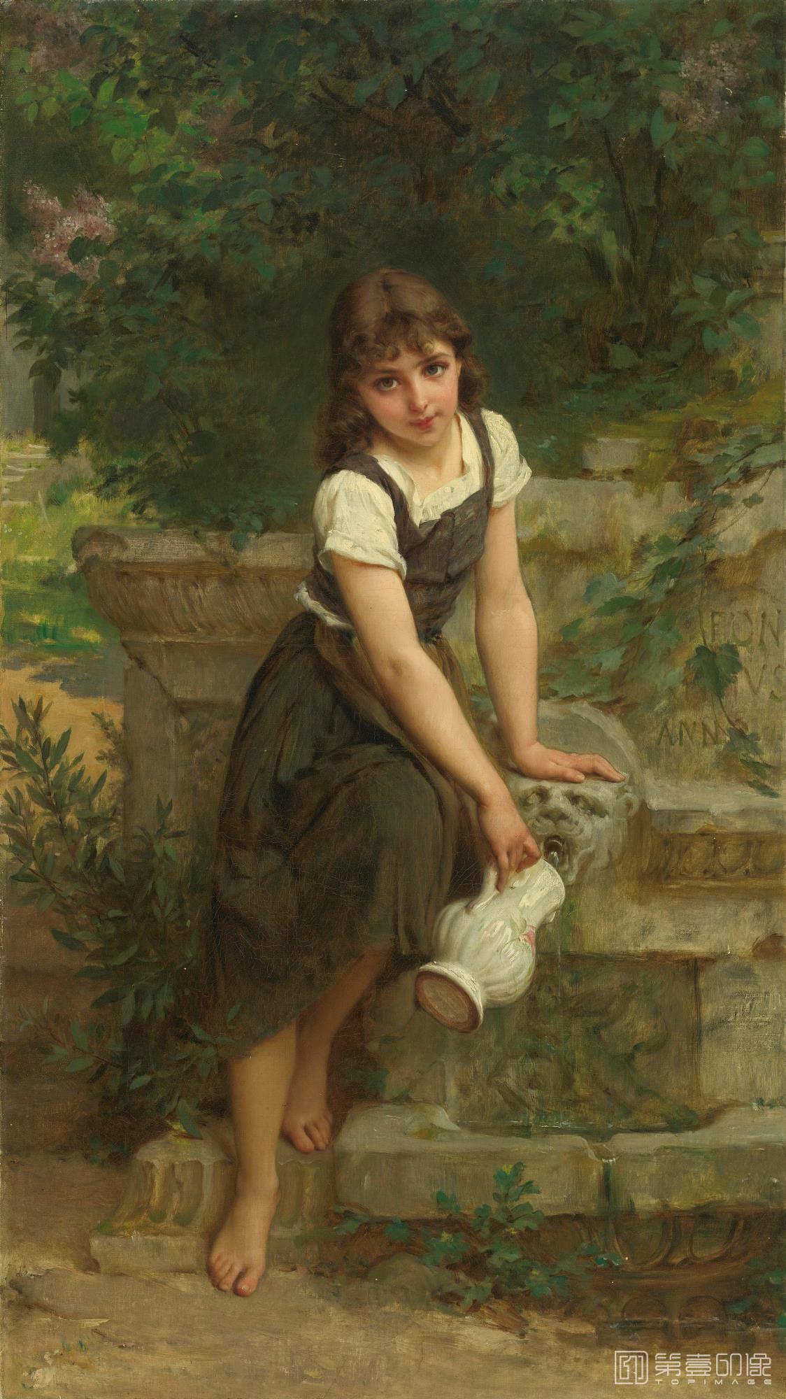 油画-威廉·阿道夫·布格罗 William-Adolphe Bouguereau作品集-118