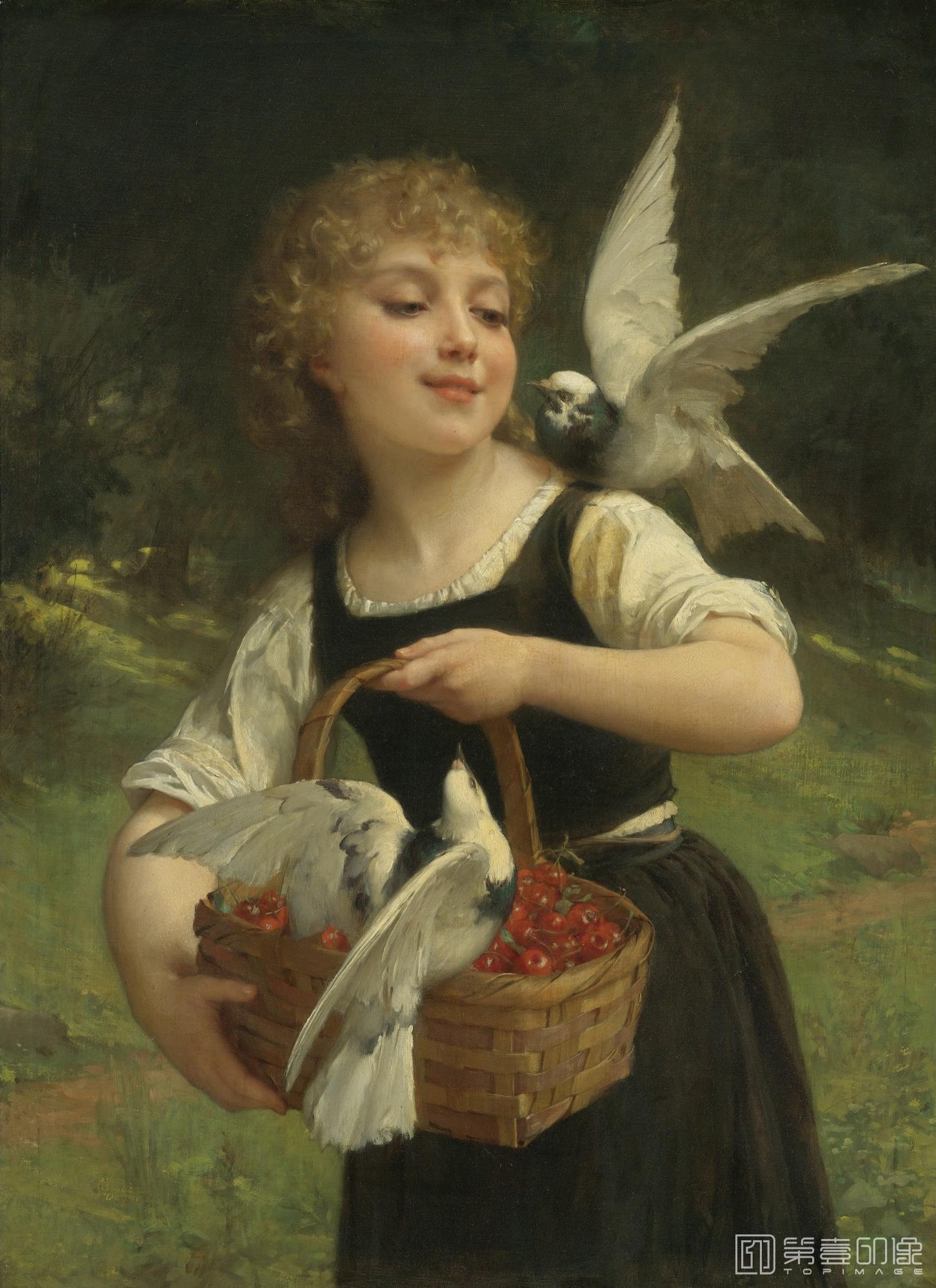 油画-威廉·阿道夫·布格罗 William-Adolphe Bouguereau作品集-119