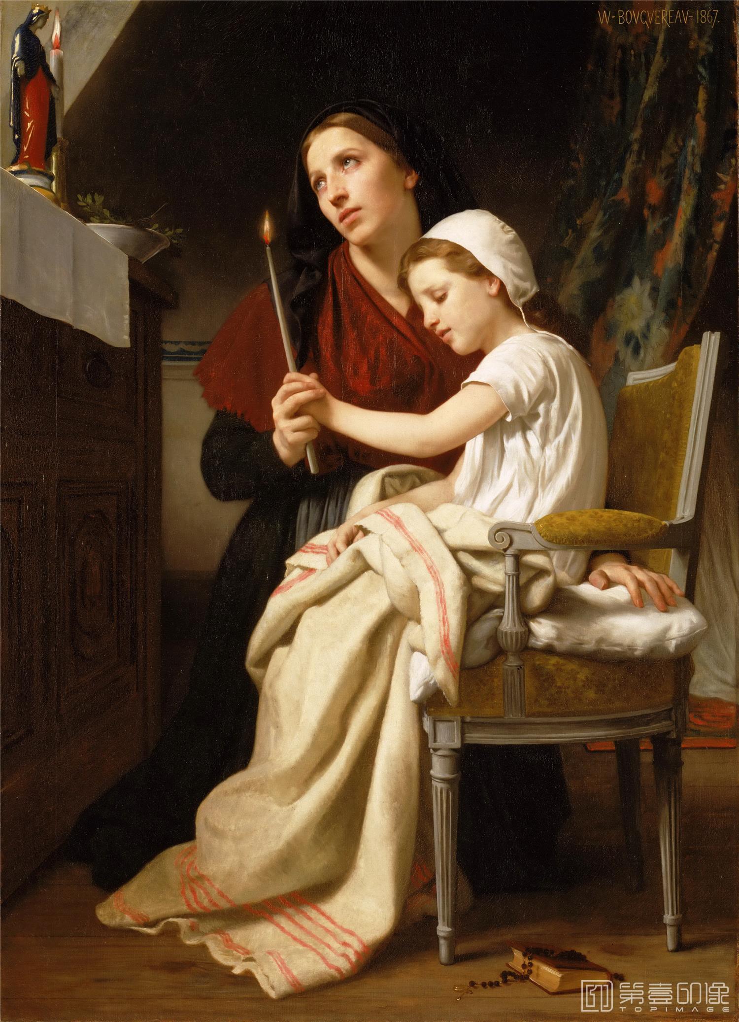 油画-威廉·阿道夫·布格罗 William-Adolphe Bouguereau作品集-122