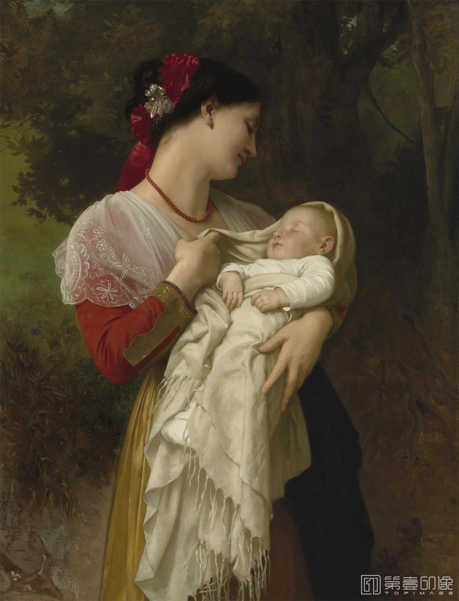 油画-威廉·阿道夫·布格罗 William-Adolphe Bouguereau作品集-129