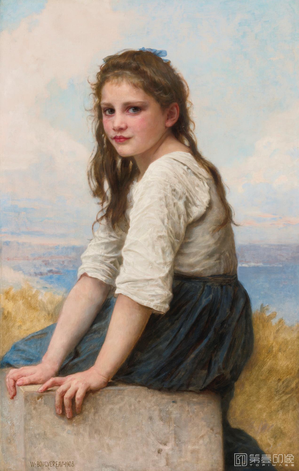 油画-威廉·阿道夫·布格罗 William-Adolphe Bouguereau作品集-132