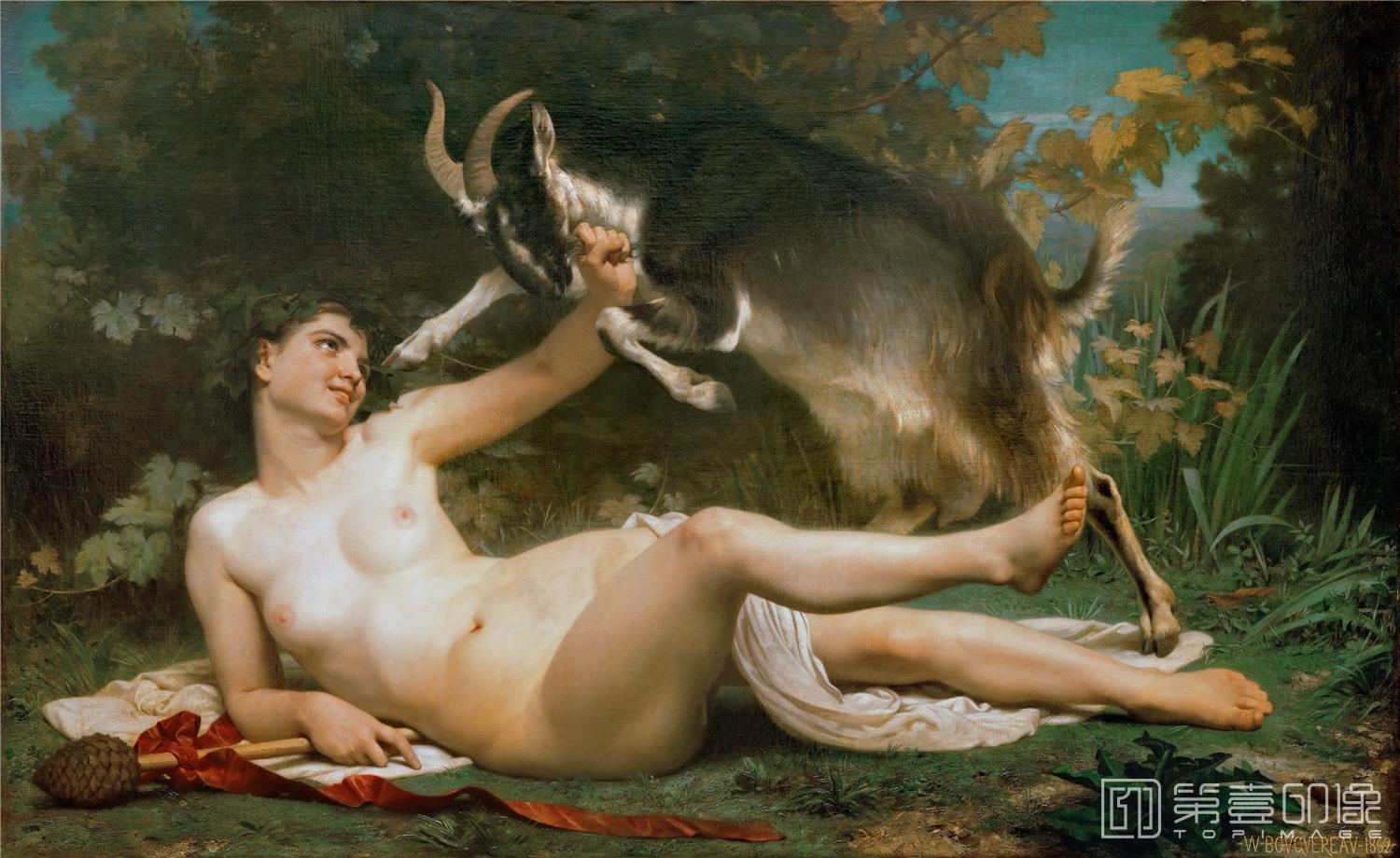 油画-威廉·阿道夫·布格罗 William-Adolphe Bouguereau作品集-134
