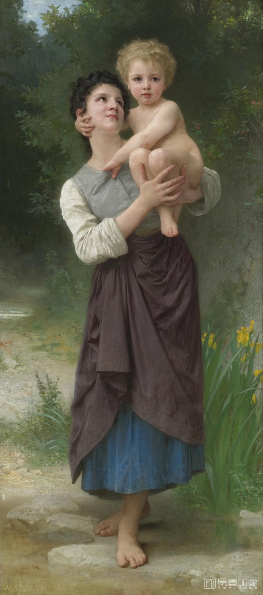 油画-威廉·阿道夫·布格罗 William-Adolphe Bouguereau作品集-136