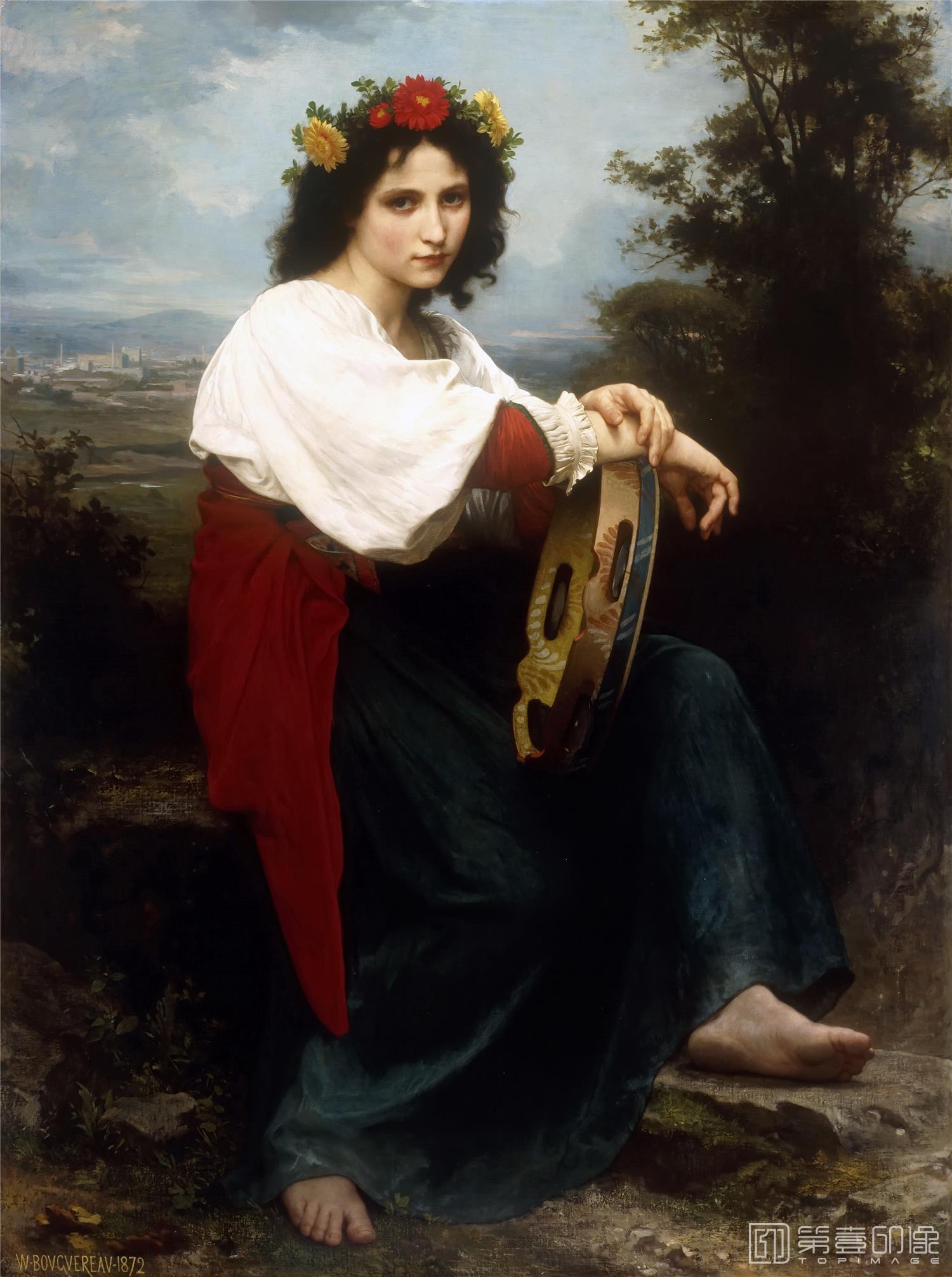 油画-威廉·阿道夫·布格罗 William-Adolphe Bouguereau作品集-139