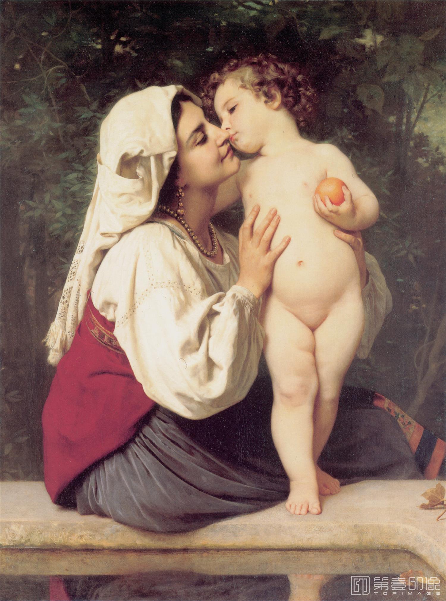 油画-威廉·阿道夫·布格罗 William-Adolphe Bouguereau作品集-147