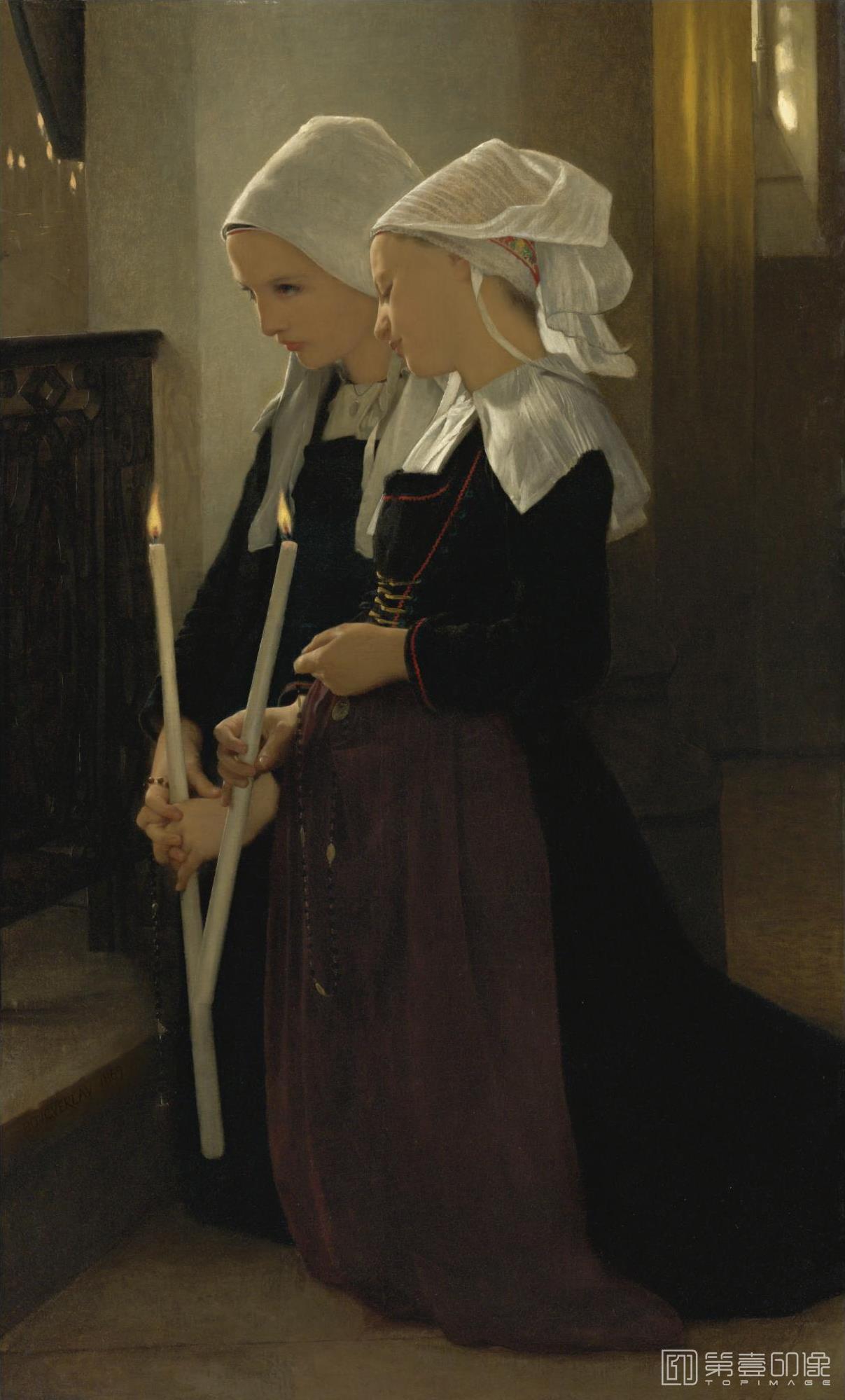 油画-威廉·阿道夫·布格罗 William-Adolphe Bouguereau作品集-151
