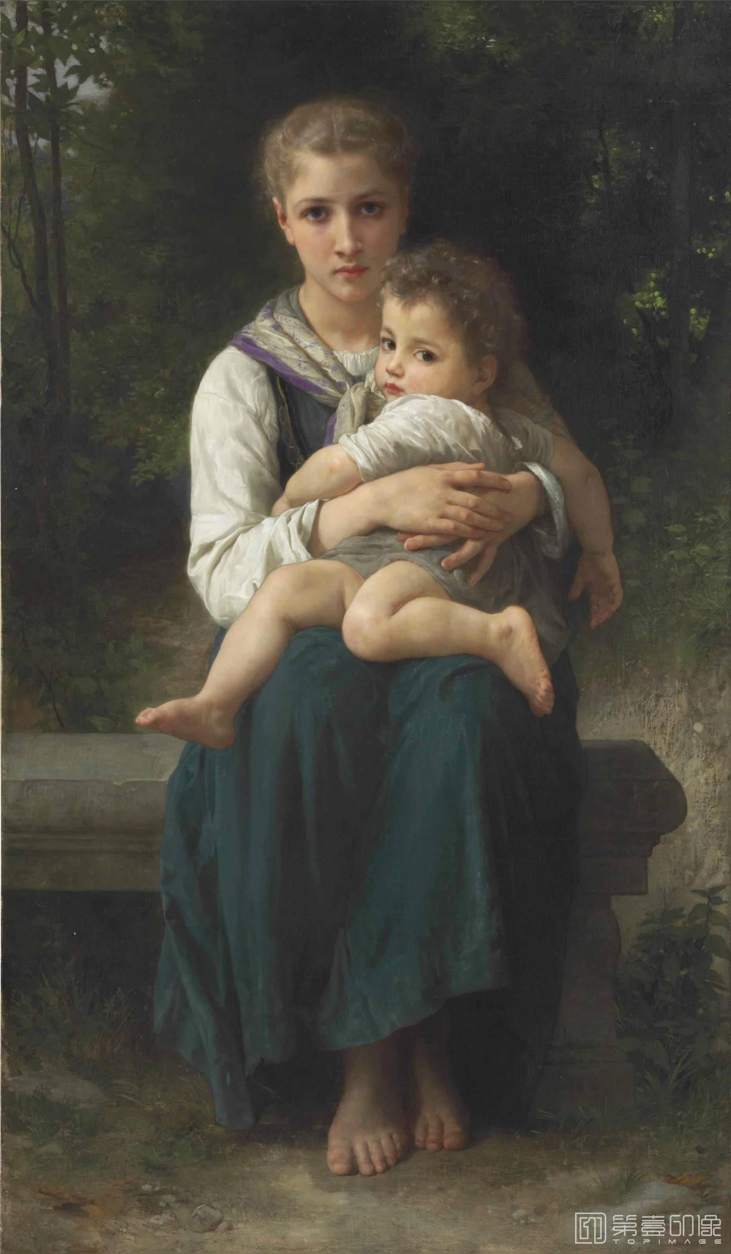 油画-威廉·阿道夫·布格罗 William-Adolphe Bouguereau作品集-153