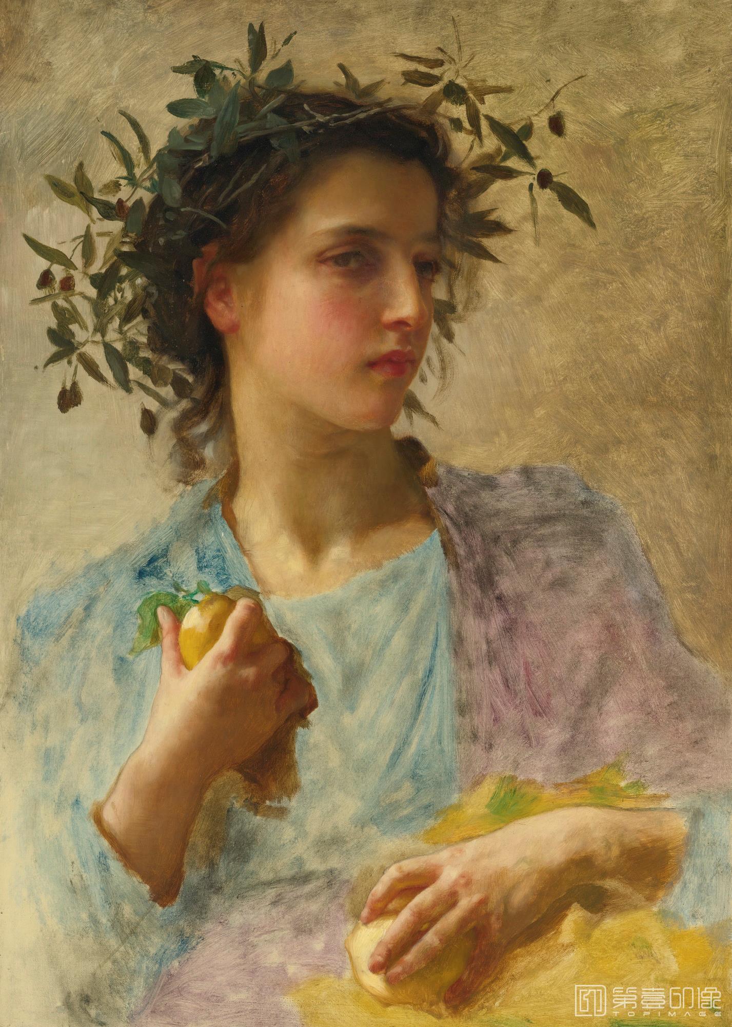 油画-威廉·阿道夫·布格罗 William-Adolphe Bouguereau作品集-154