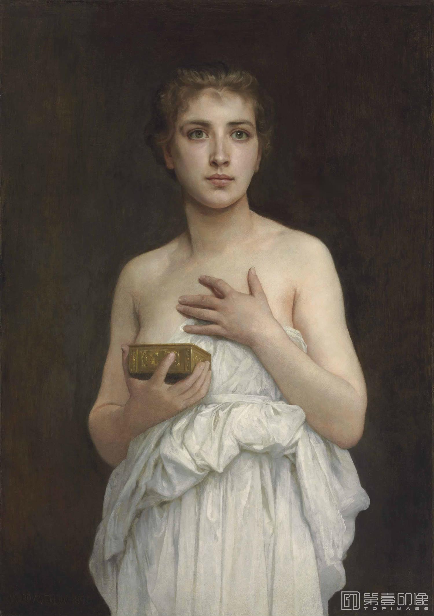 油画-威廉·阿道夫·布格罗 William-Adolphe Bouguereau作品集-155