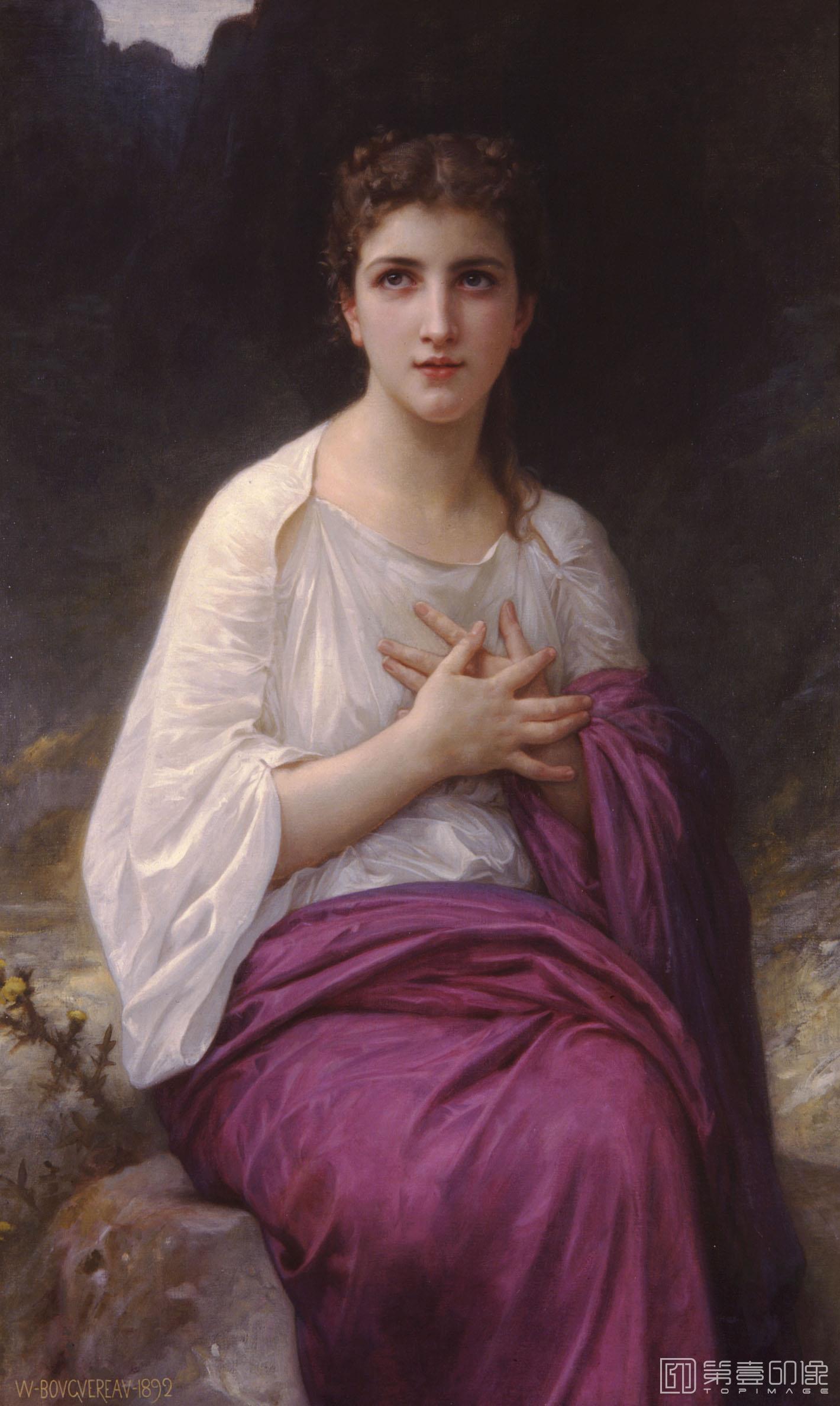 油画-威廉·阿道夫·布格罗 William-Adolphe Bouguereau作品集-160