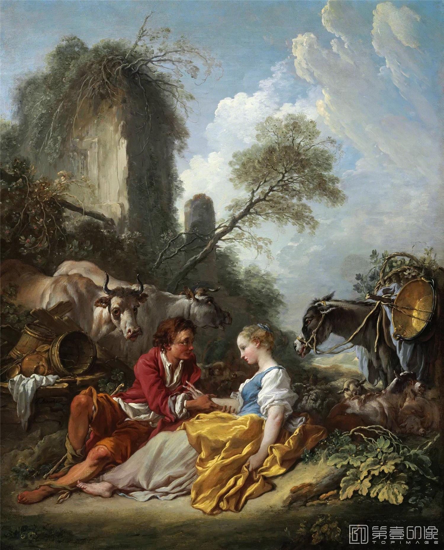 油画-弗朗索瓦·布歇 Francois Boucher作品集-174