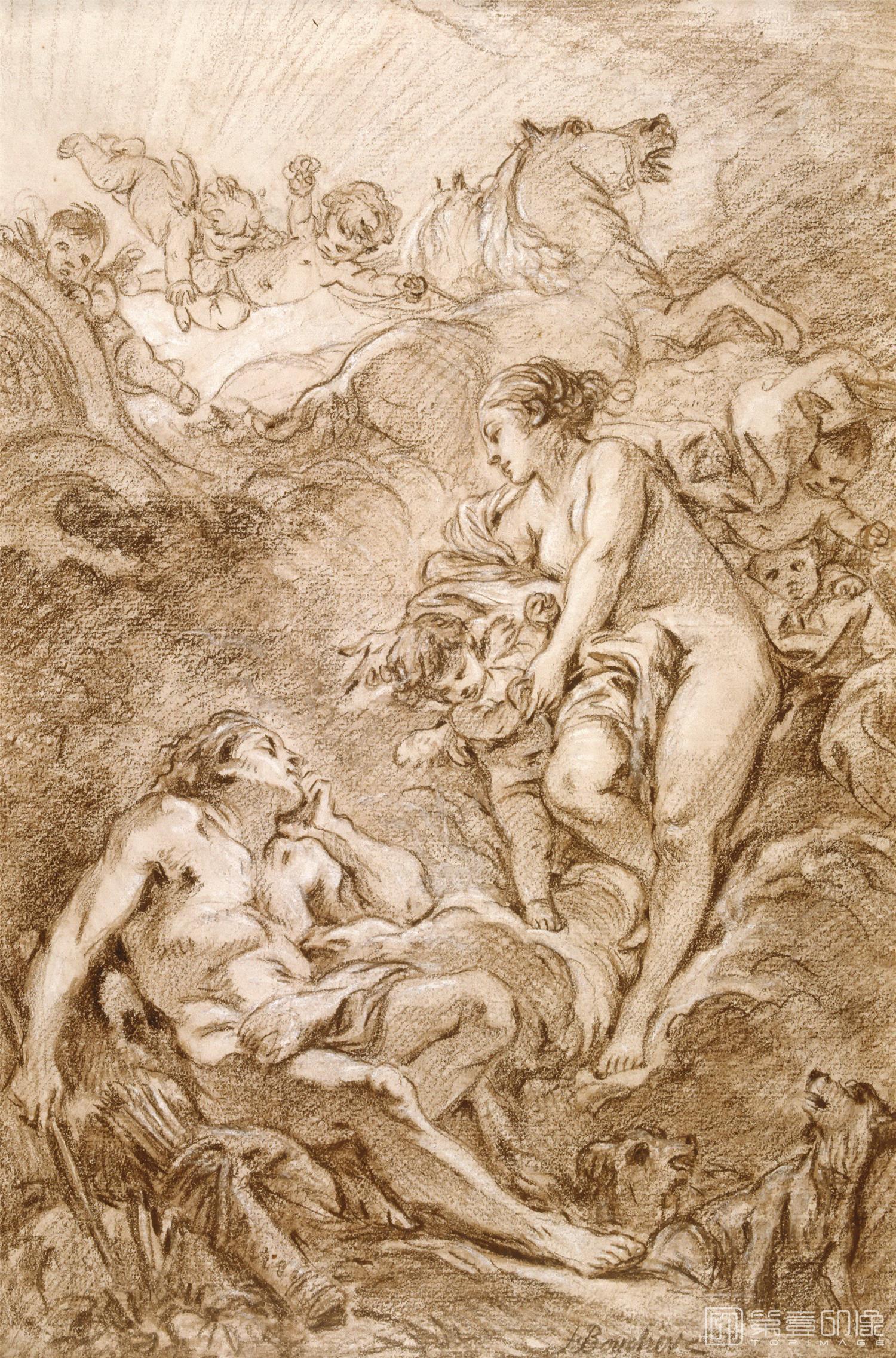素描-弗朗索瓦·布歇 Francois Boucher作品集-180