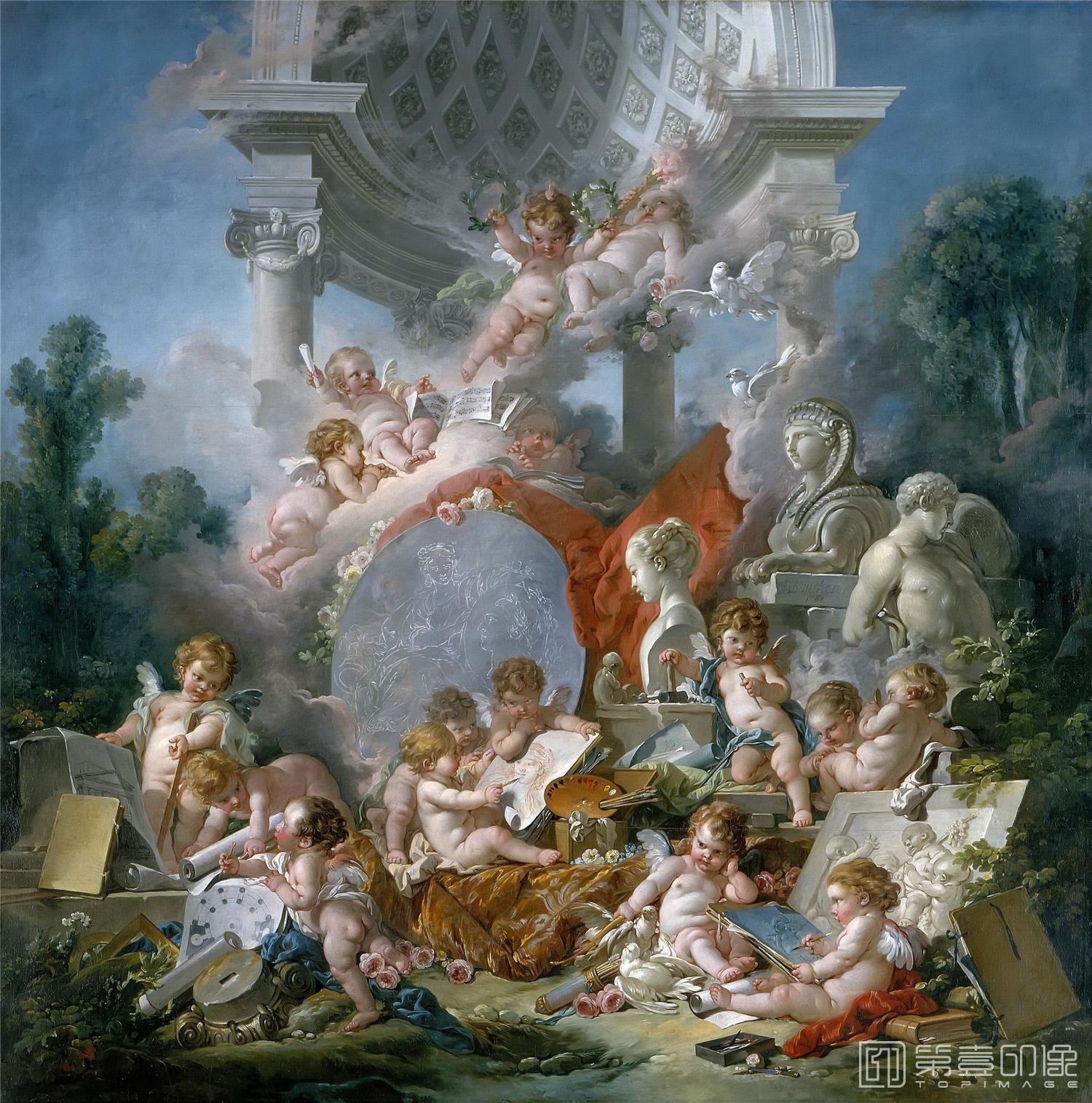 油画-弗朗索瓦·布歇 Francois Boucher作品集-201