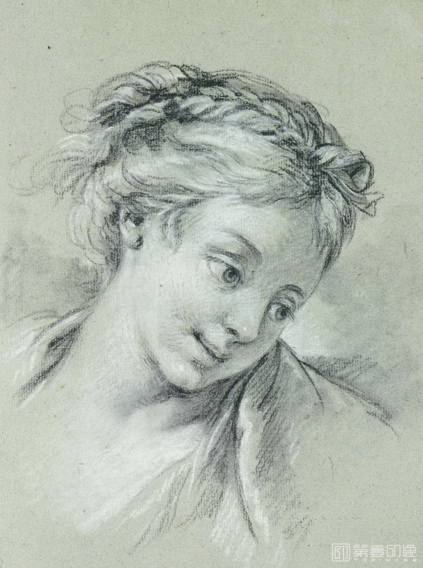 素描-弗朗索瓦·布歇 Francois Boucher作品集-204