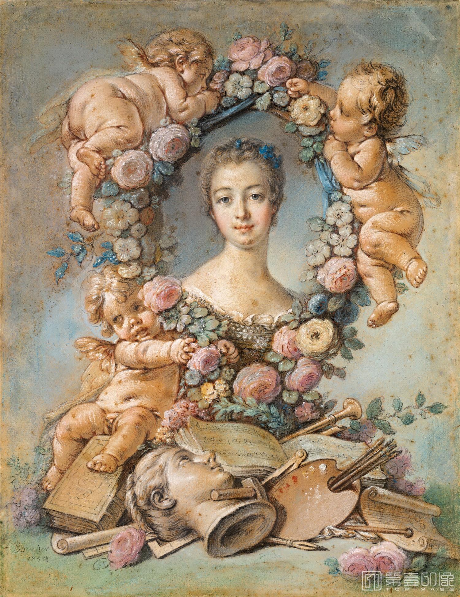 油画-弗朗索瓦·布歇 Francois Boucher作品集-214