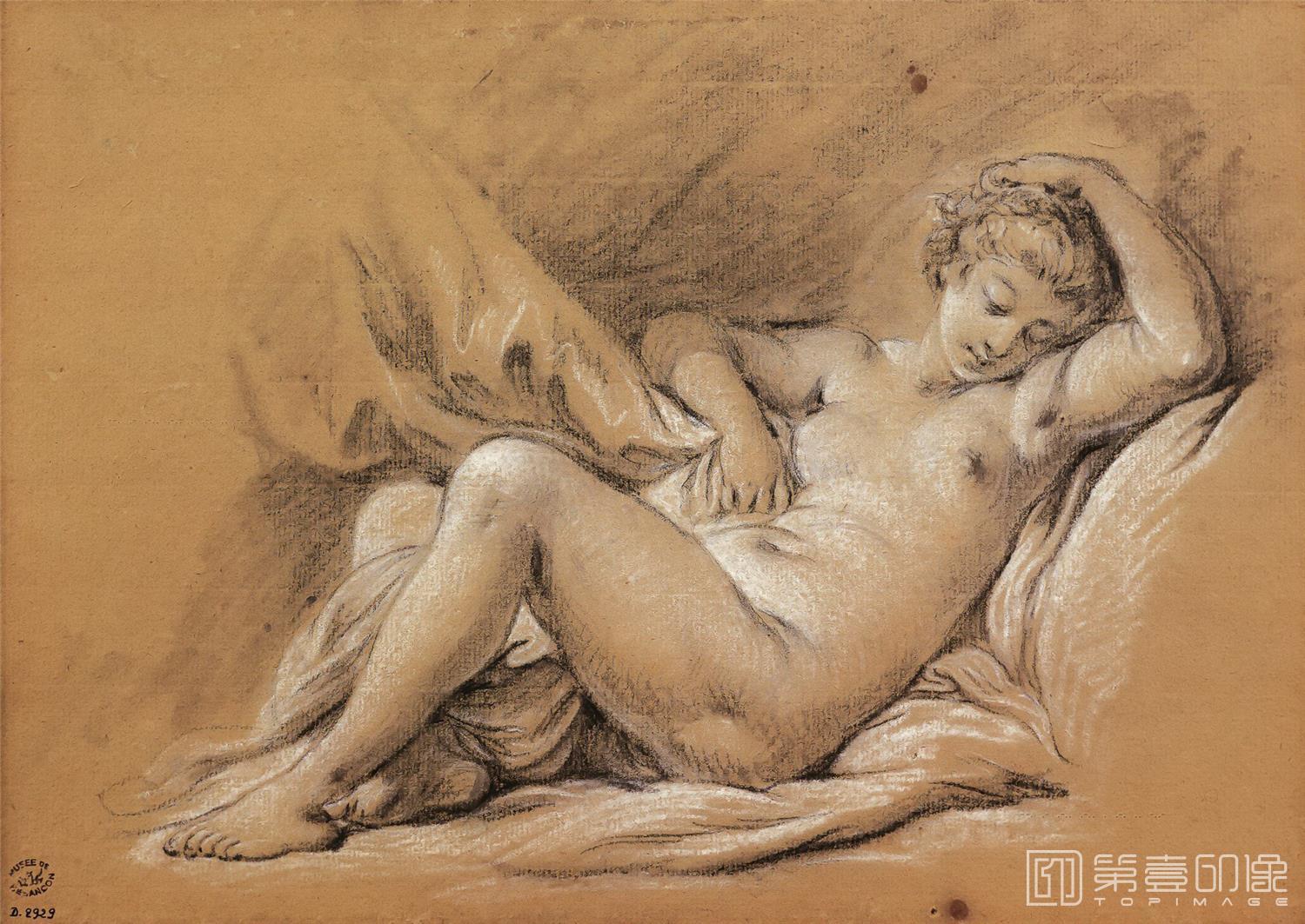 素描-弗朗索瓦·布歇 Francois Boucher作品集-217