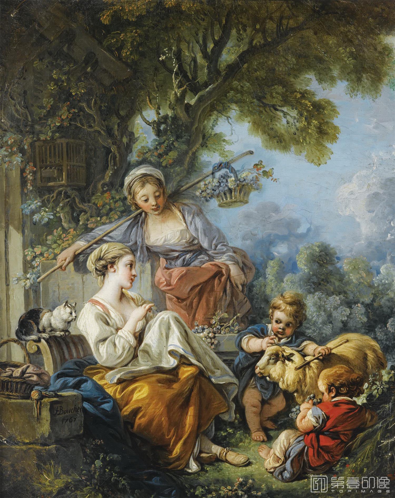 油画-弗朗索瓦·布歇 Francois Boucher作品集-221