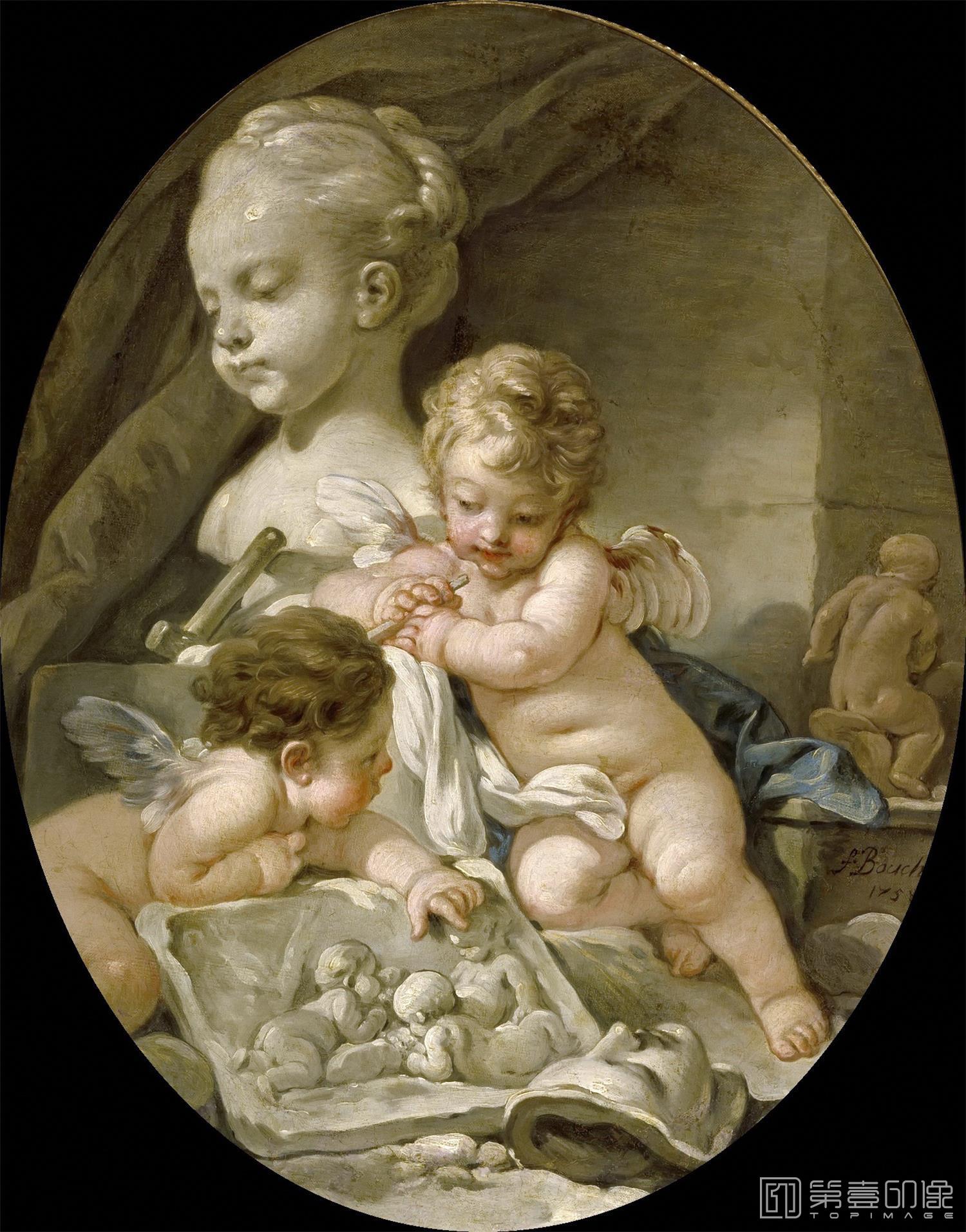 油画-弗朗索瓦·布歇 Francois Boucher作品集-231