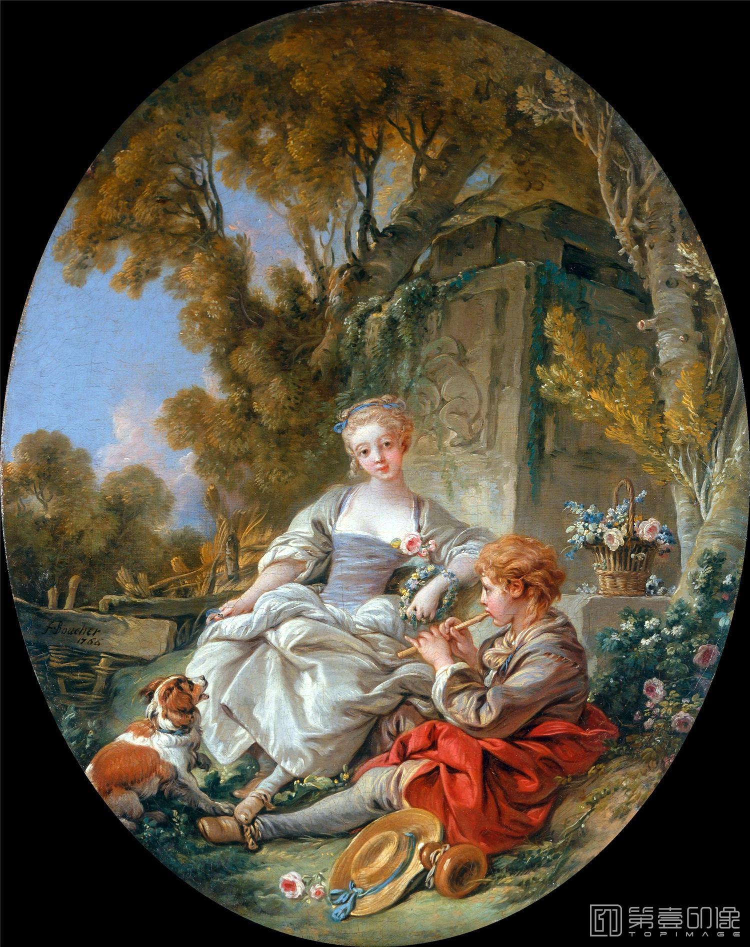 油画-弗朗索瓦·布歇 Francois Boucher作品集-244
