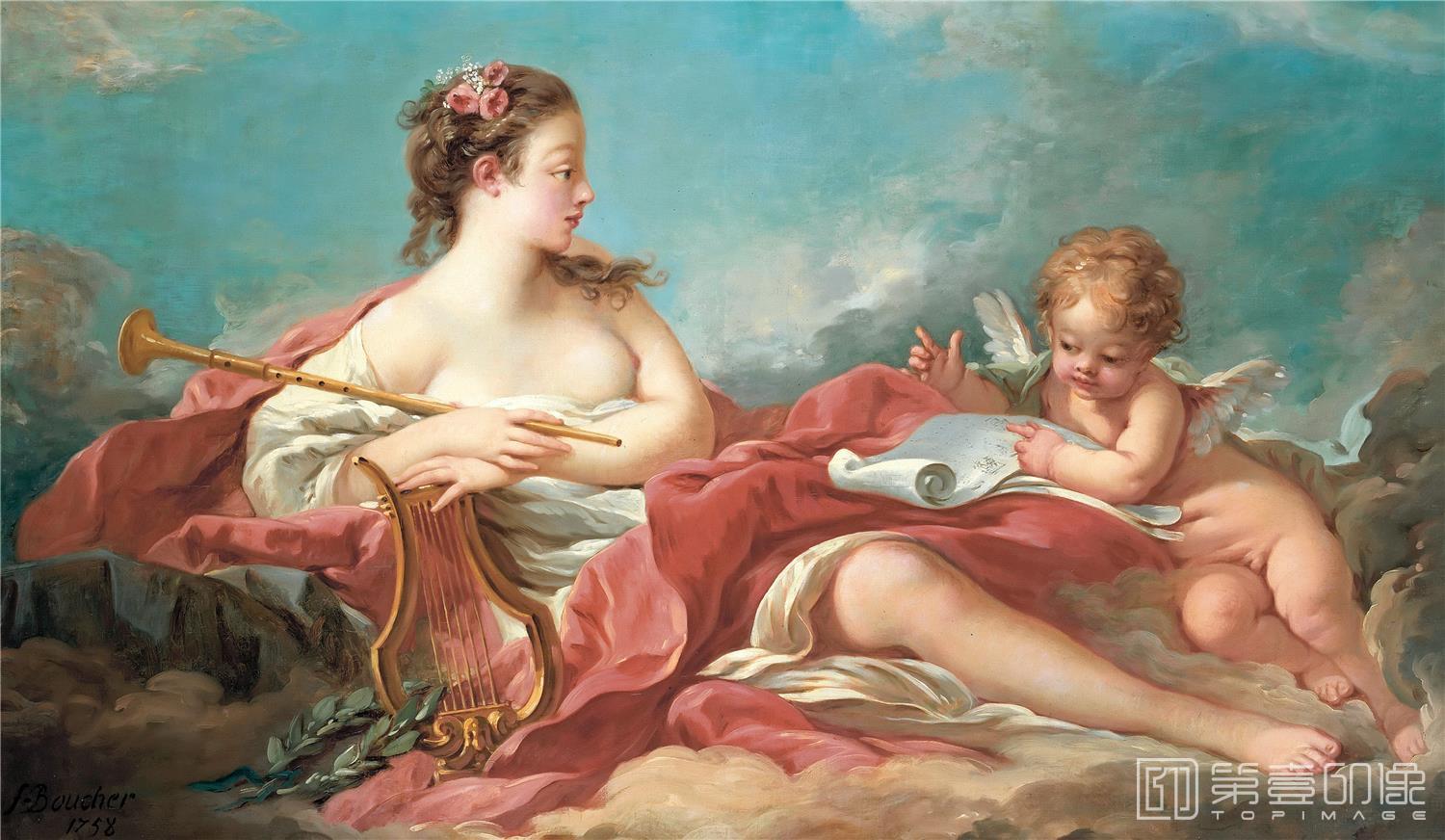 油画-弗朗索瓦·布歇 Francois Boucher作品集-252