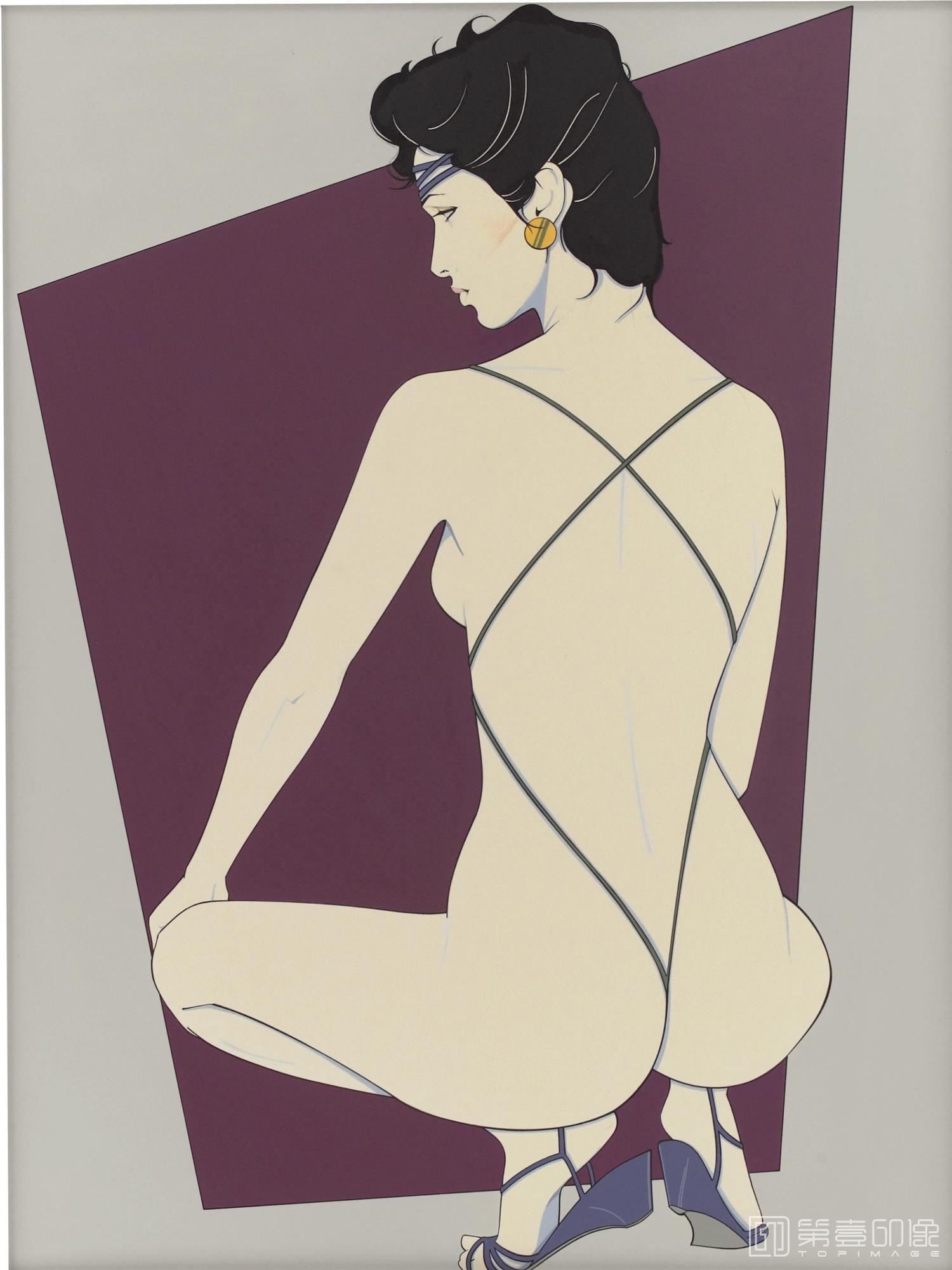 水彩画-帕特里克.安吉尔 Patrick Nagel作品集-04